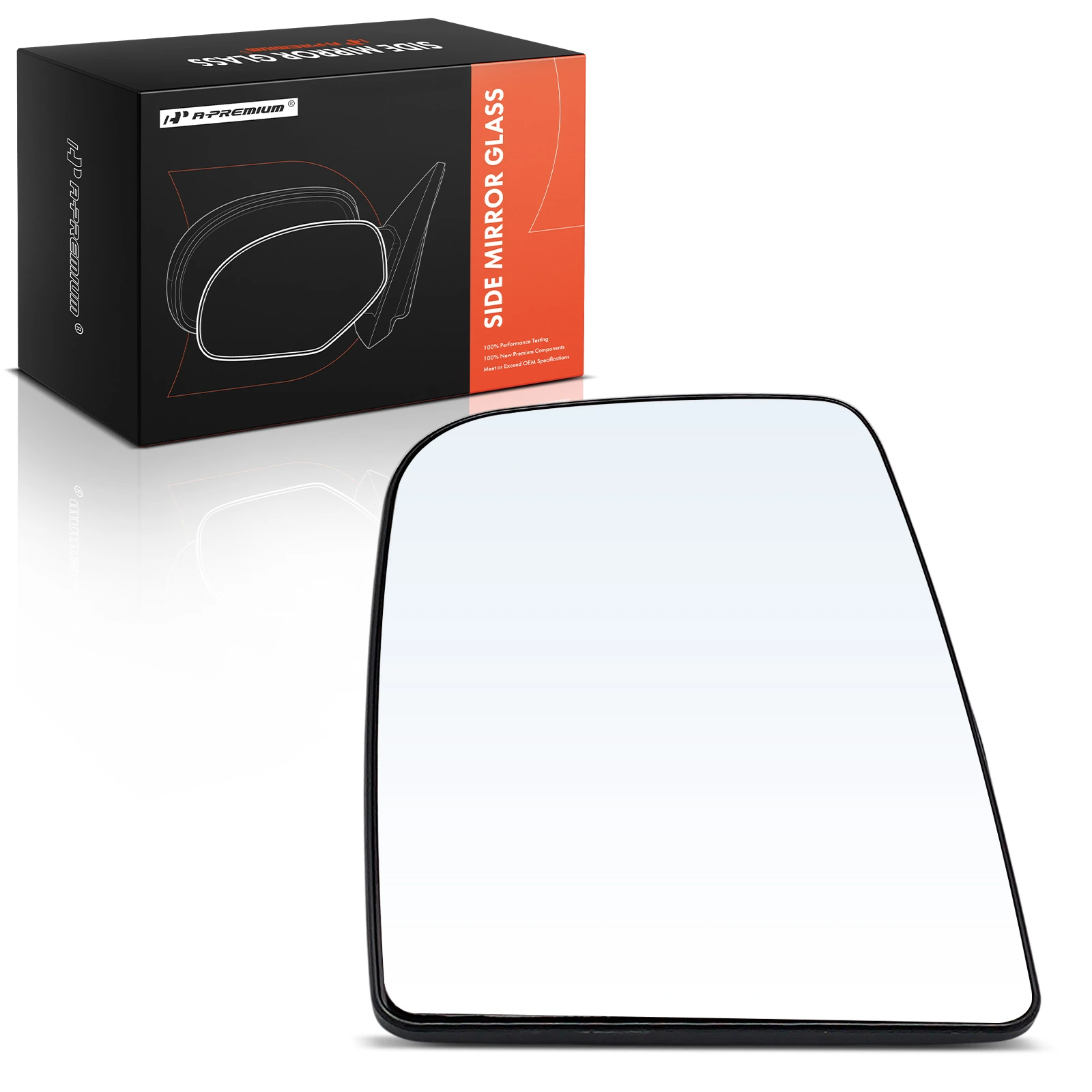 Driver Upper Mirror Glass with Heated