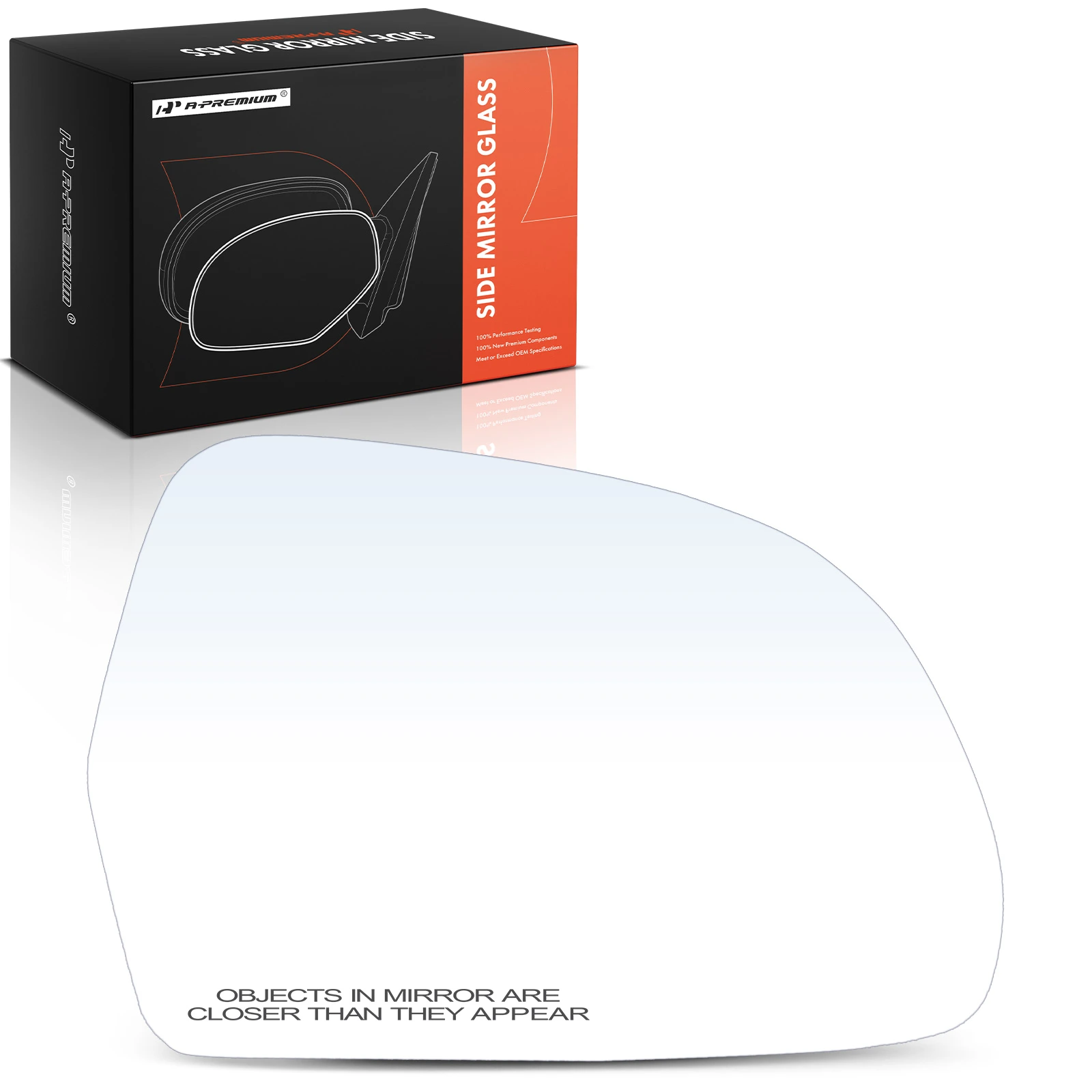 Passenger Mirror Glass with Power Adjust