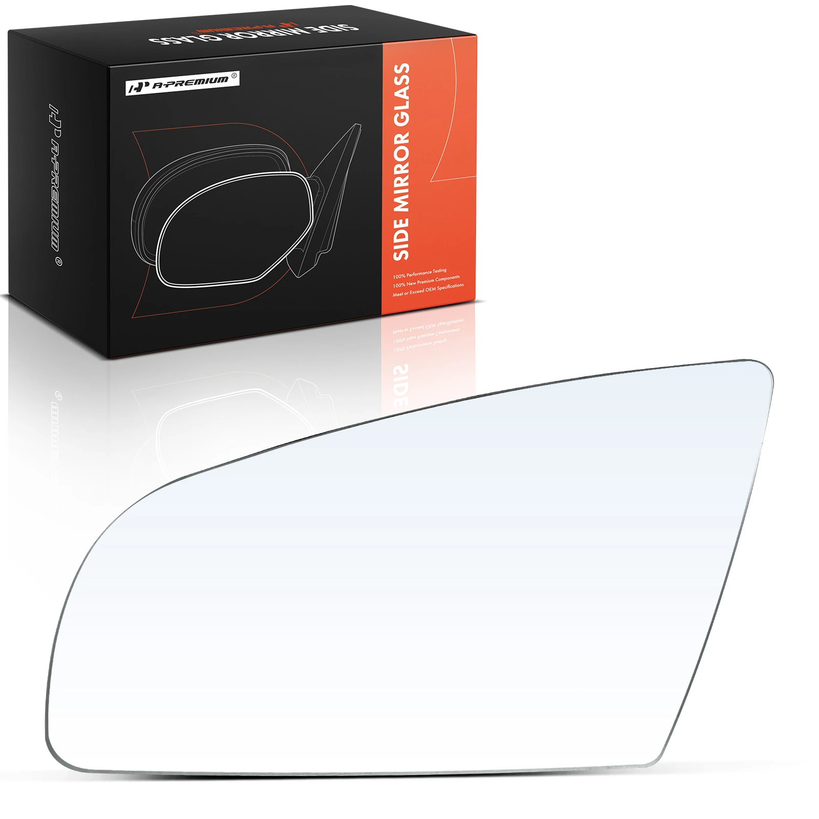 Driver Mirror Glass with Power Glass Adjust