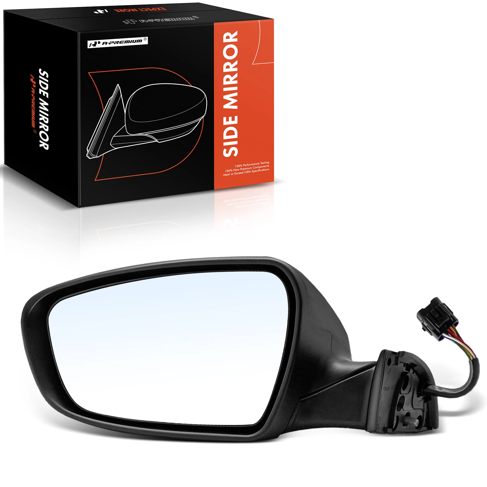 Driver Black Mirror with Power Glass Adjust