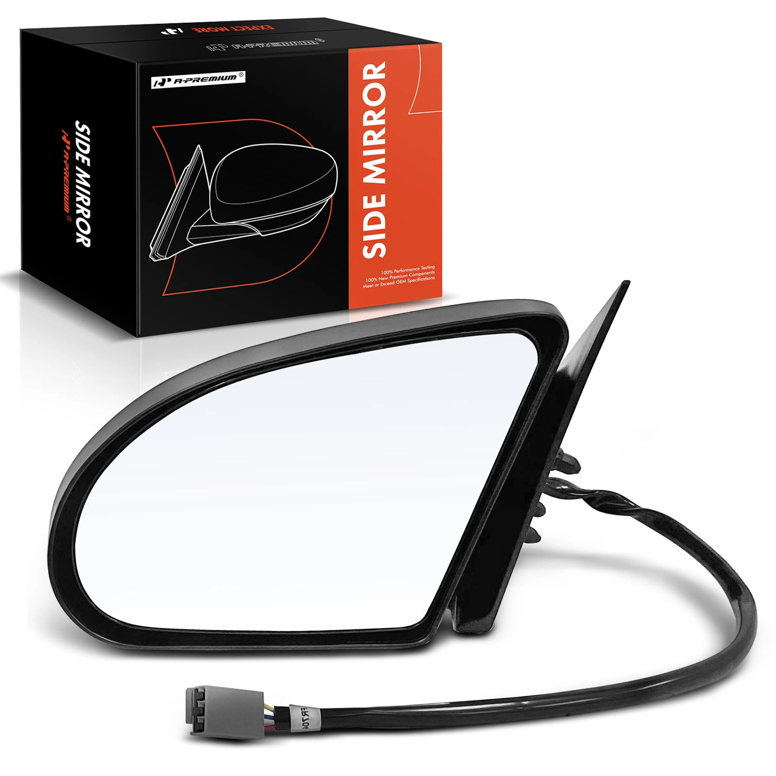 Driver Black Mirror with Power Glass Adjust