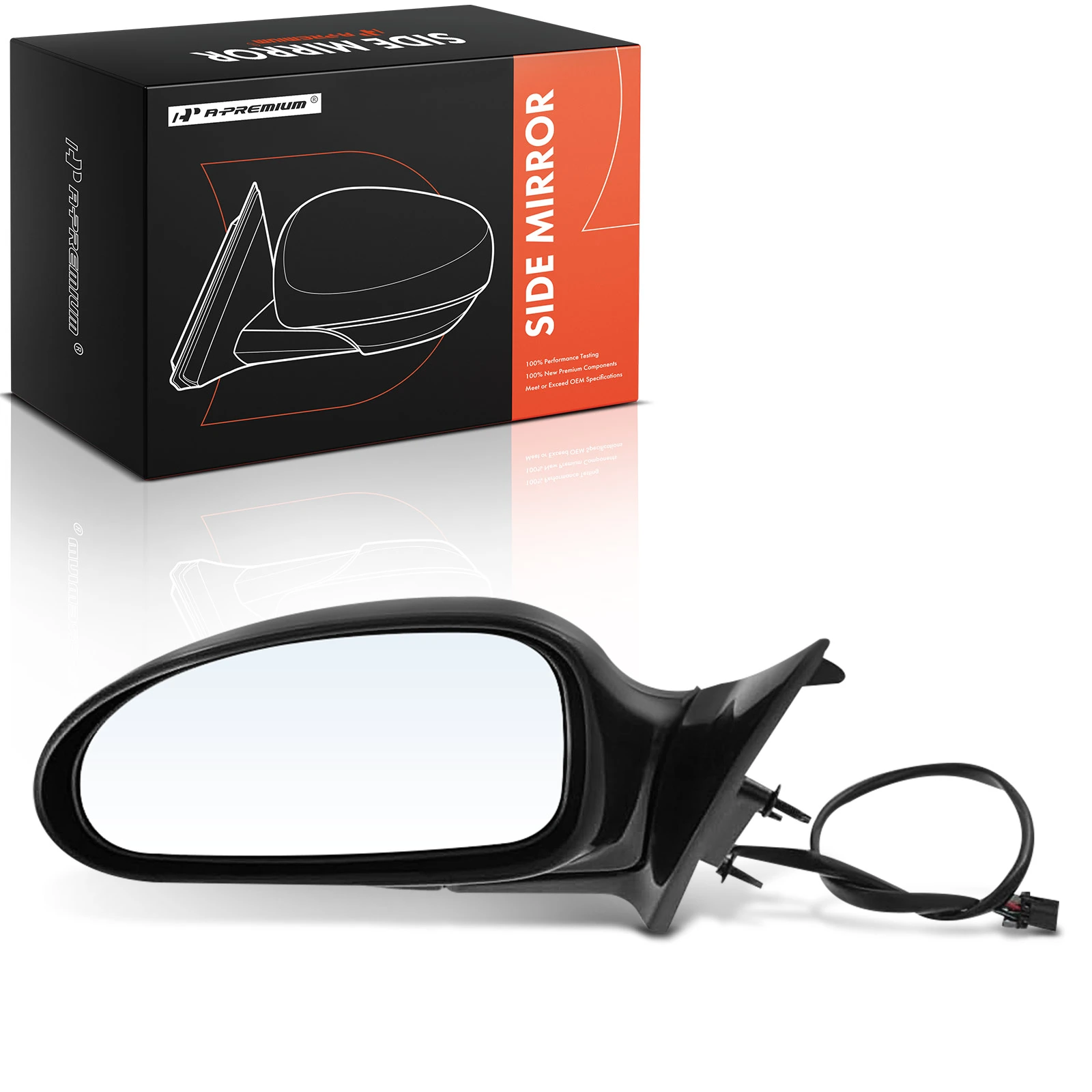 Driver Black Power Mirror with Memory Recall