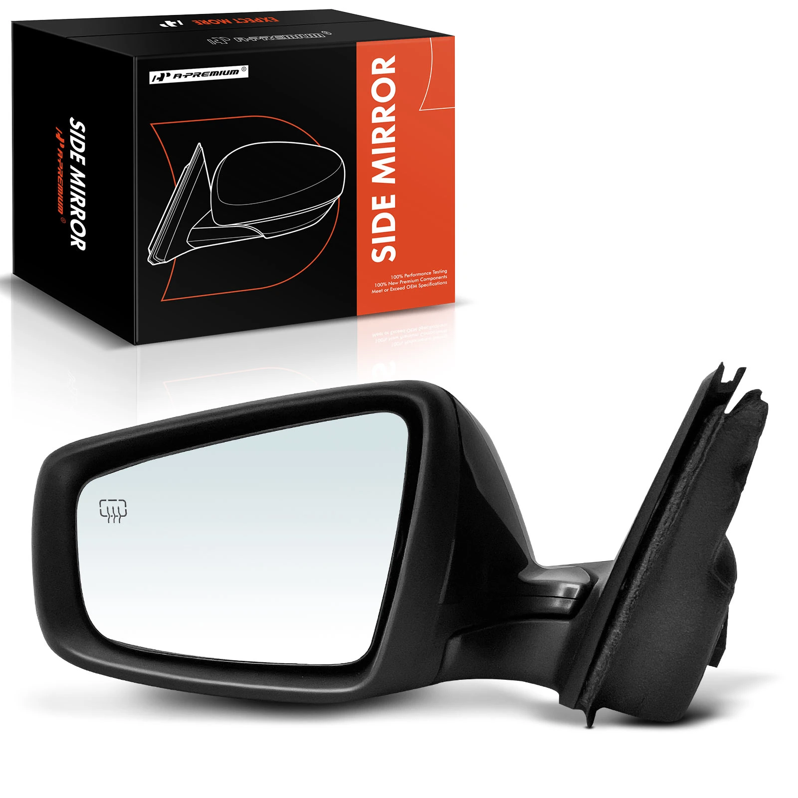 Driver Black Mirror with Power Glass Adjust