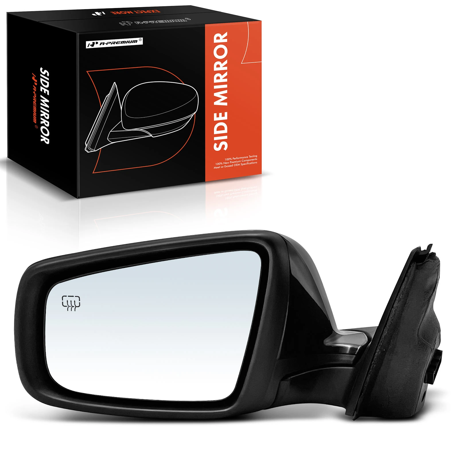 Driver Black Mirror with Power Glass Adjust