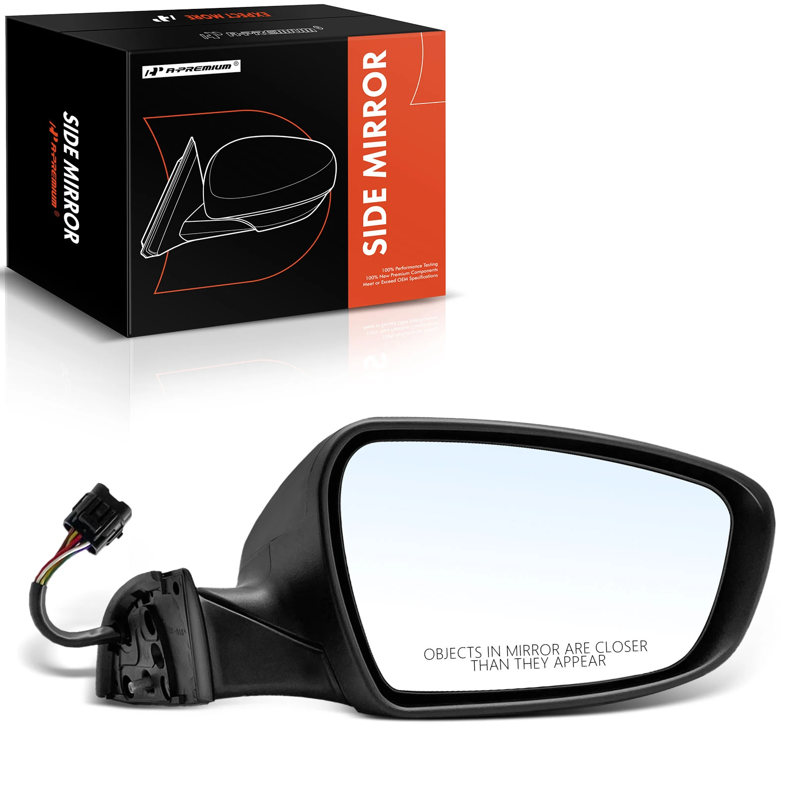 Passenger Black Mirror with Power Glass Adjust