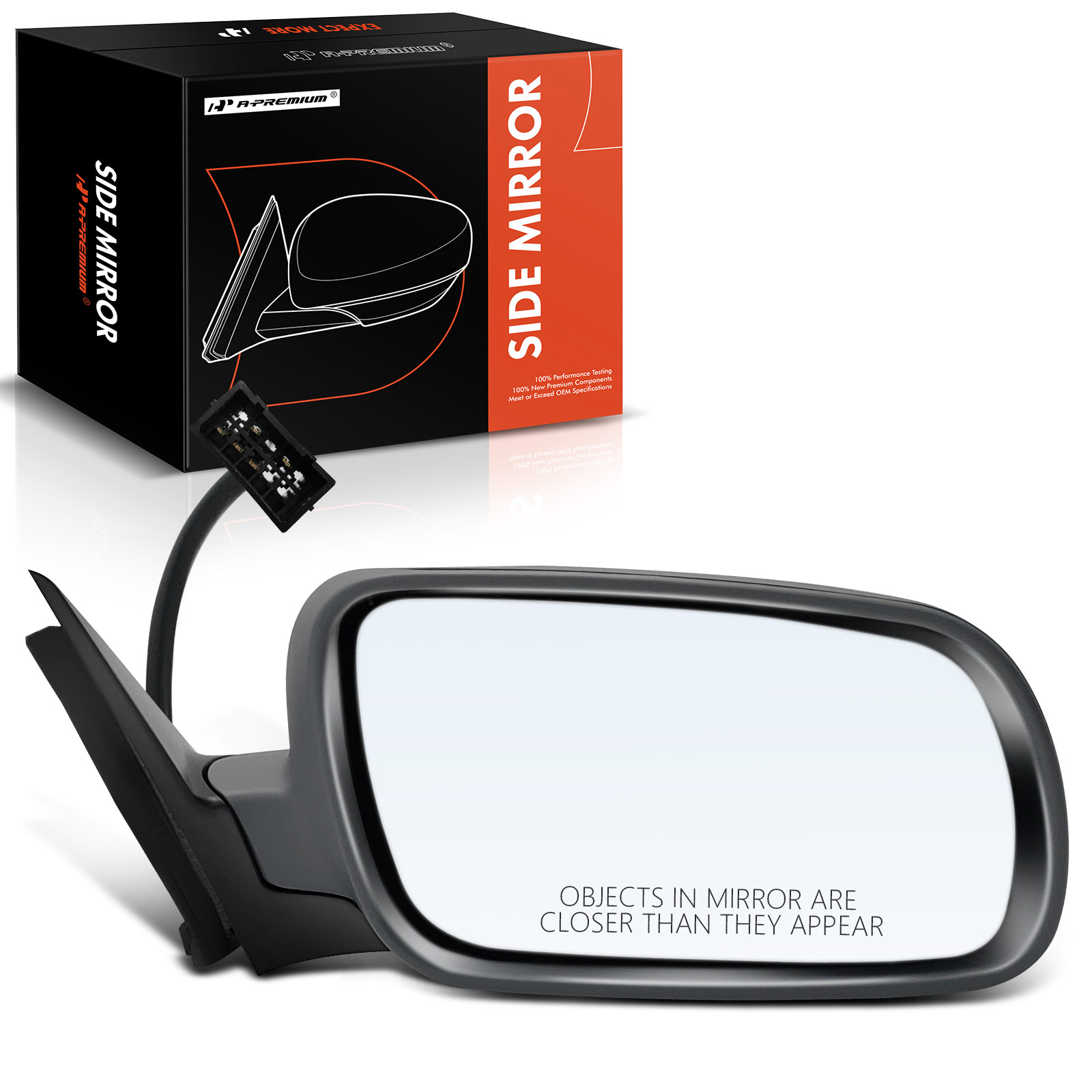 Passenger Black Mirror with Power Glass Adjust