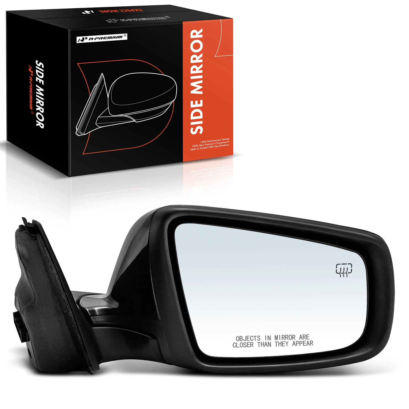 Passenger Black Mirror with Power Glass Adjust