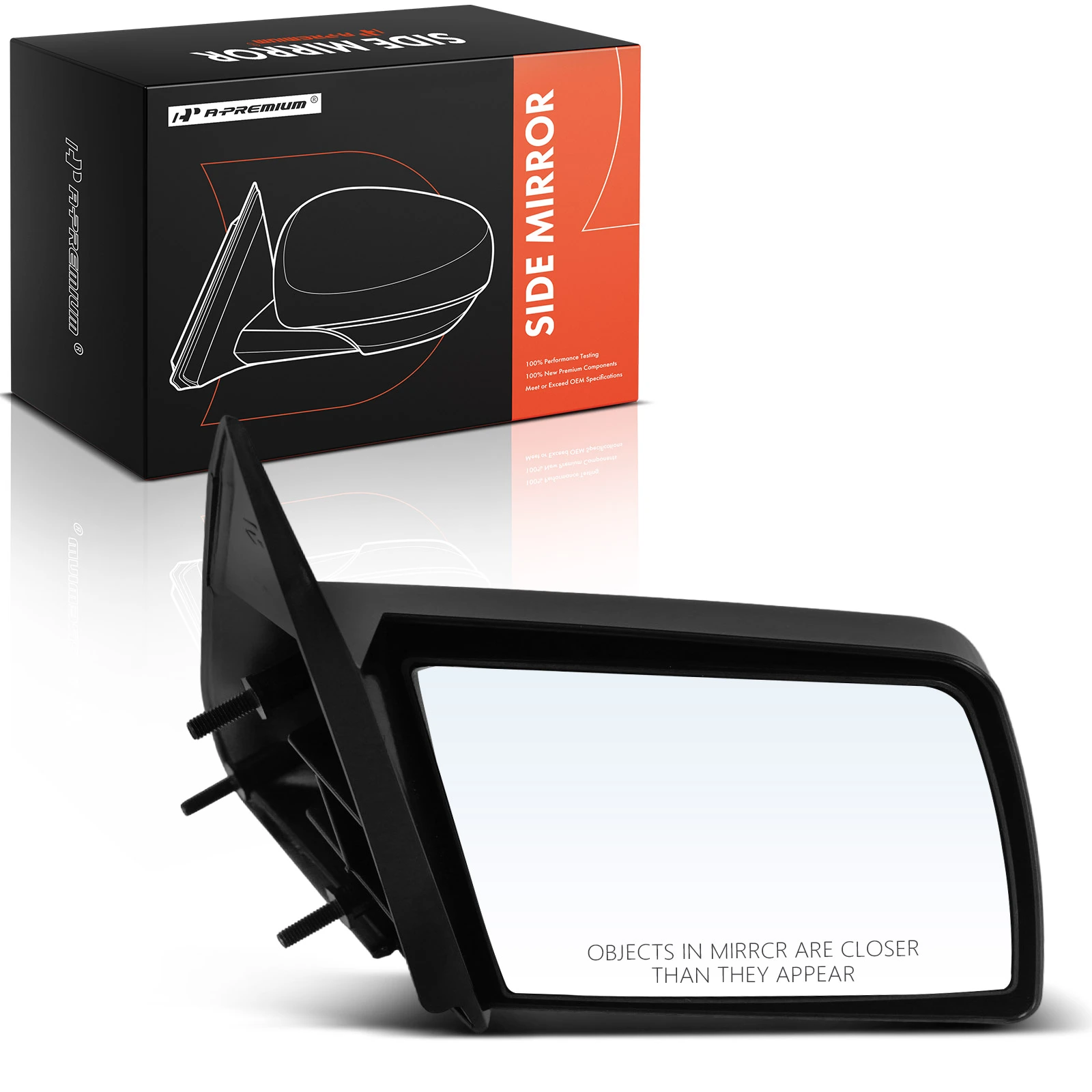 Passenger Sail Mount Mirror with Manual Glass Adjust