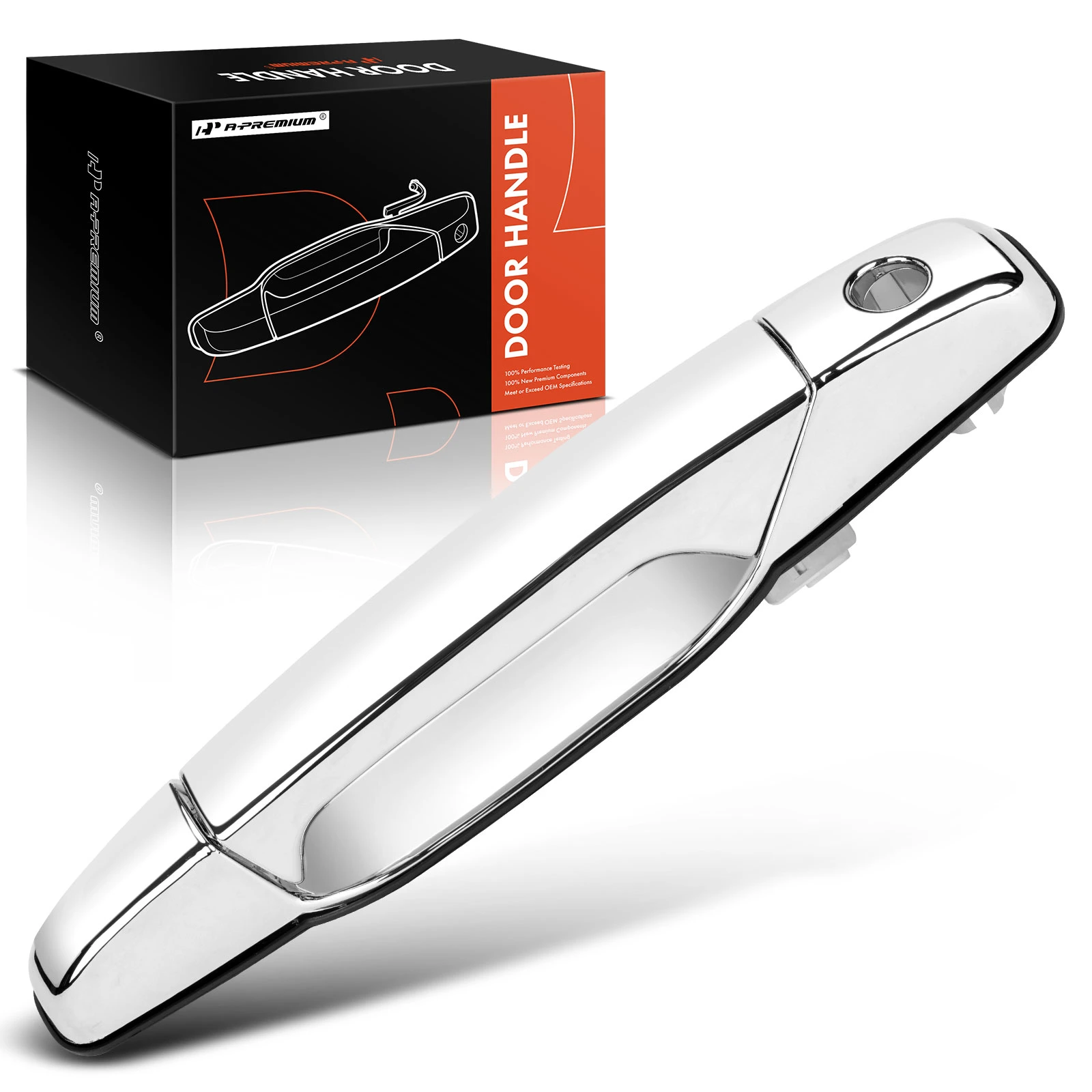 Front Left Chrome Exterior Door Handle
