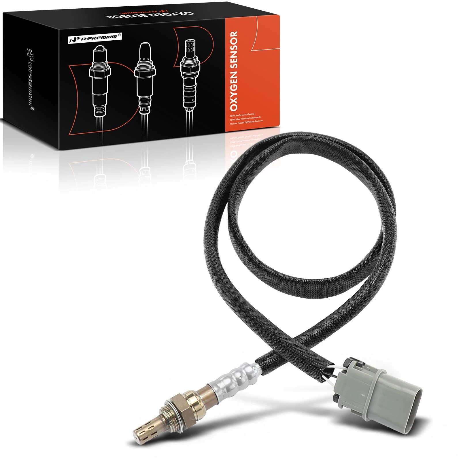 1994-1995 Nissan Pathfinder 1pc Oxygen Sensor Upstream 3-Pin A-Premium APOS0271