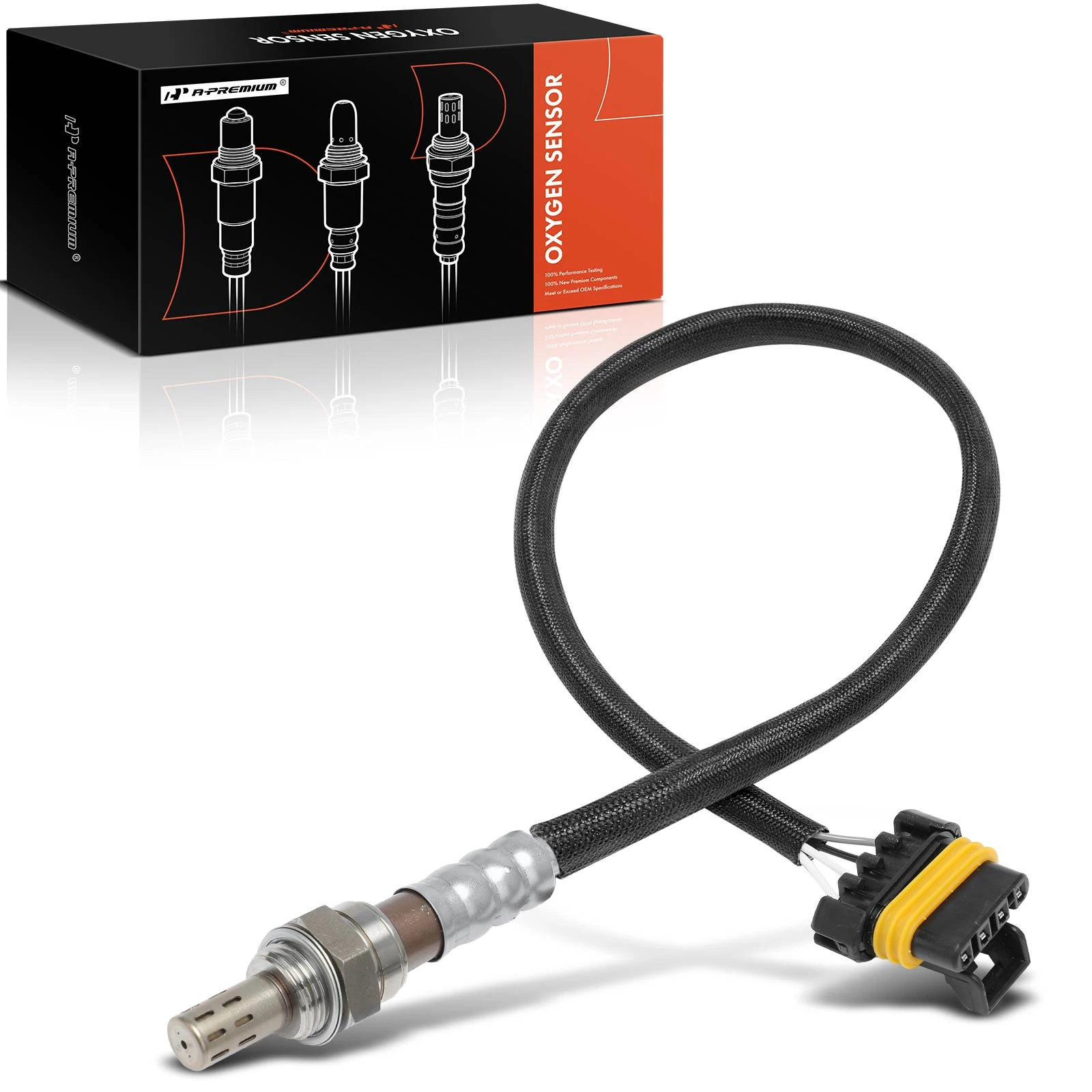 1996-1999 GMC C1500 Suburban 1pc Oxygen Sensor Upstream Driver or Passenger 4-Pin A-Premium OS080