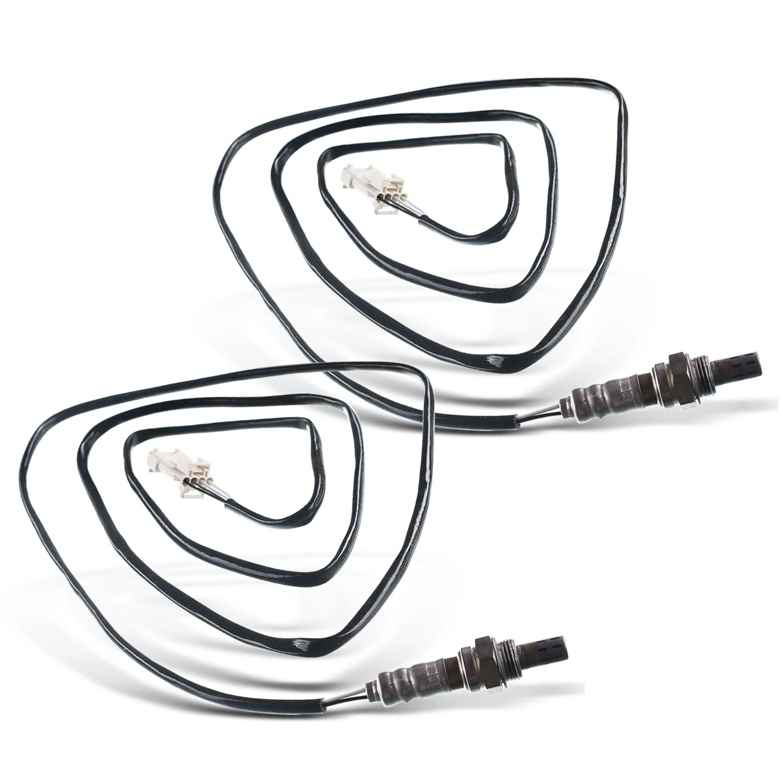 1996-1997 Saab 900 2pc Oxygen Sensor Downstream Front & Rear 4-Pin A-Premium APOS1910