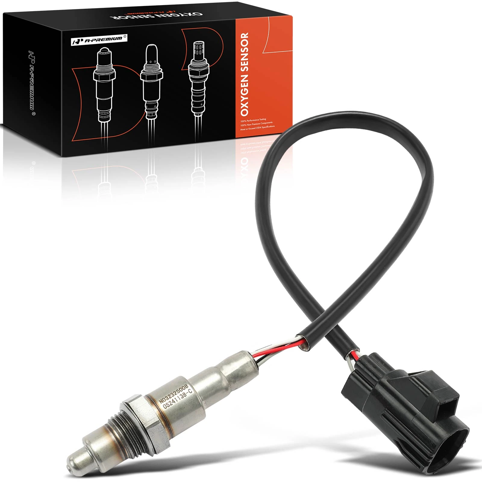 2014-2017 Jaguar XJR 1-Pc Oxygen Sensor 4-Pin A-Premium APOS1067