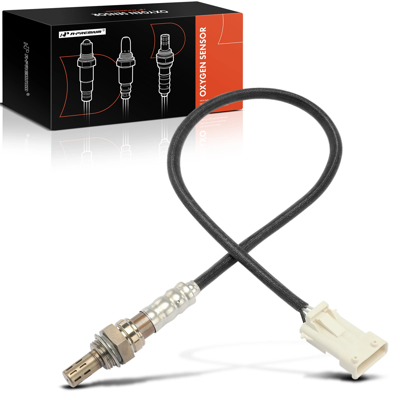 1996-1998 Saab 900 1pc Oxygen Sensor 4-Pin A-Premium OS154