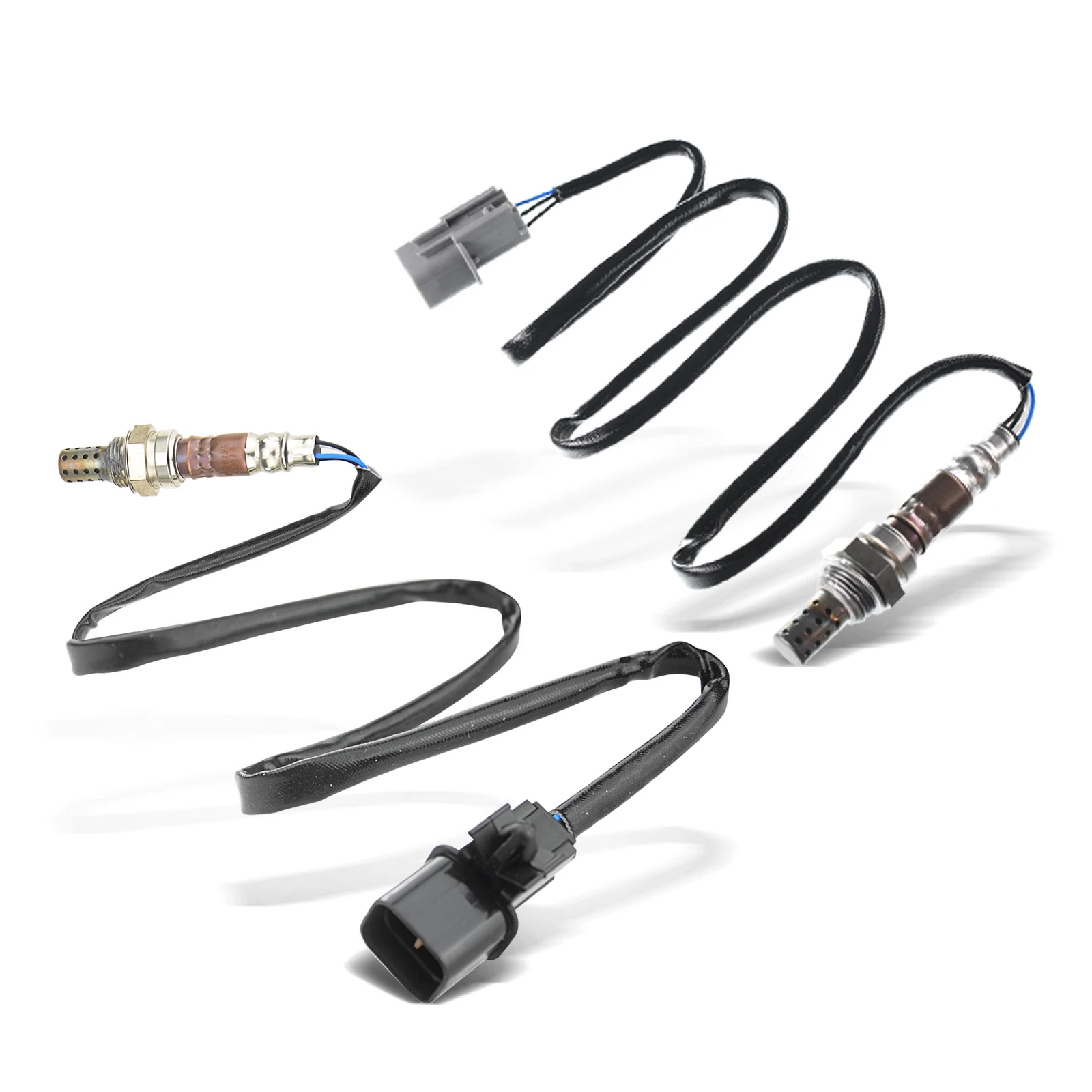 1996-2006 Mitsubishi Montero 2pc Oxygen Sensor Upstream & Downstream 4-Pin A-Premium APOS0387