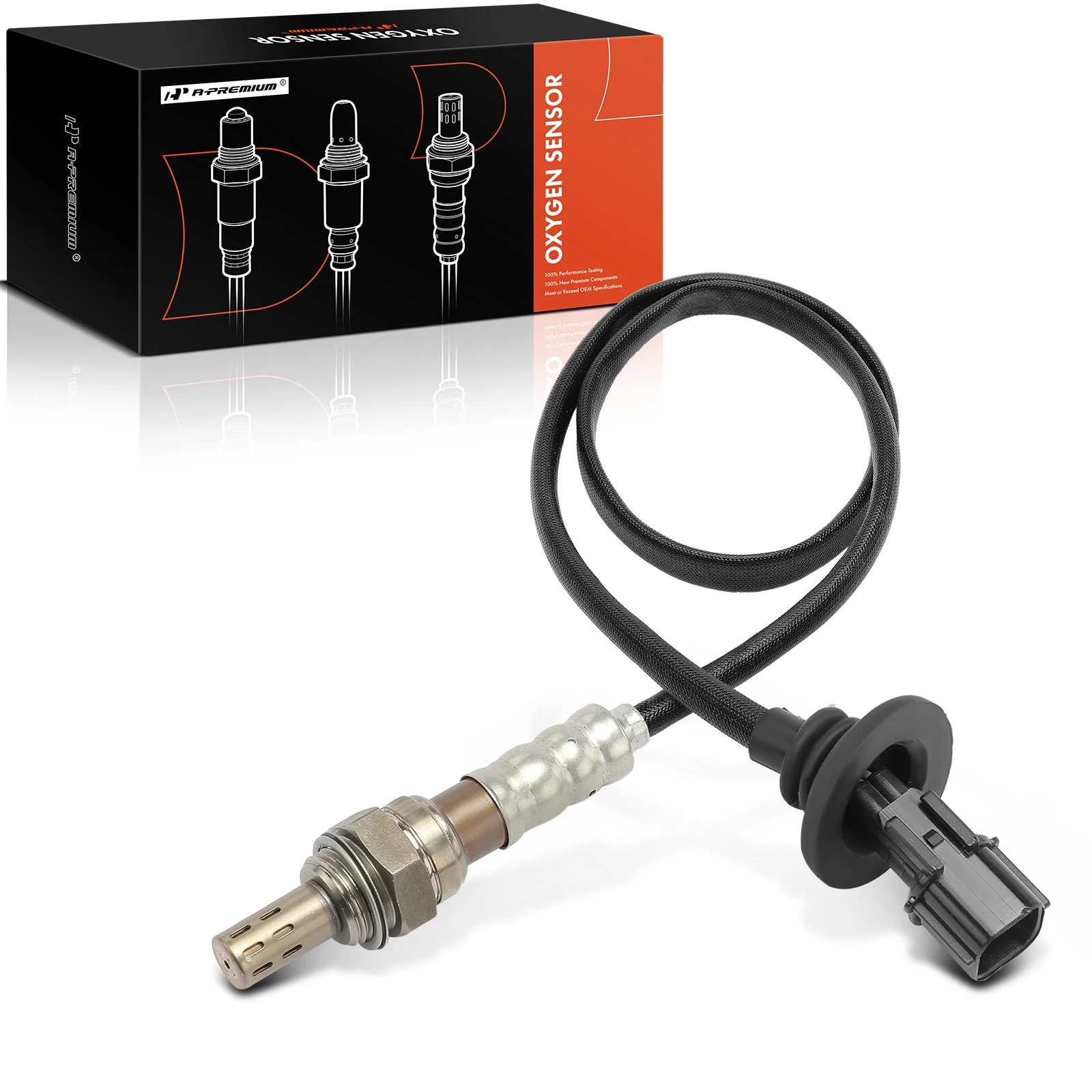 2004-2006 Mitsubishi Outlander 1pc Oxygen Sensor Downstream 4-Pin A-Premium APOS0077