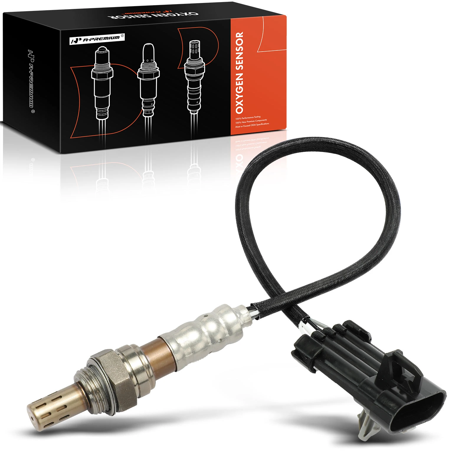 2008-2009 Pontiac G8 1-Pc Oxygen Sensor Downstream 4-Pin A-Premium APOS0306