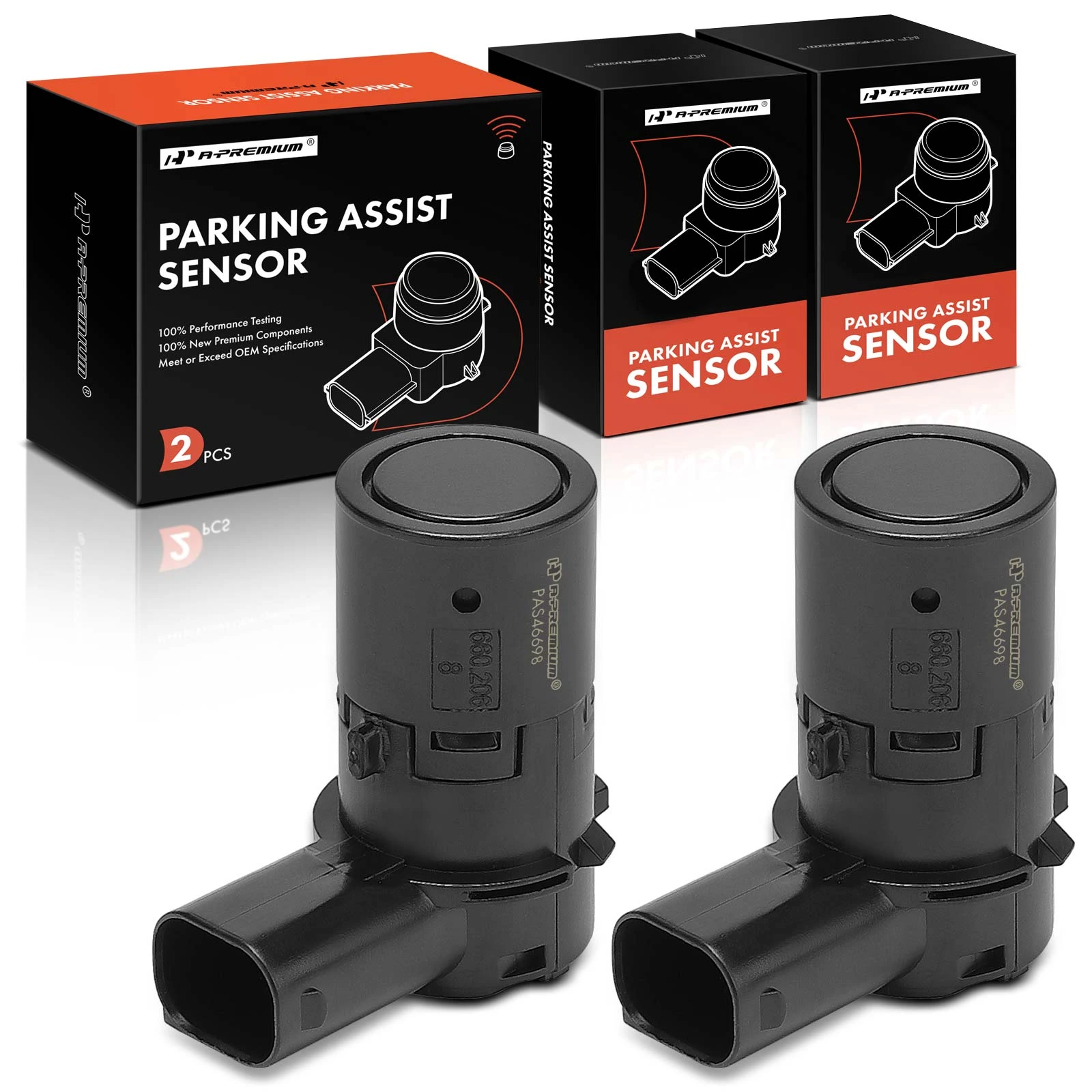 2 Pcs Parking Assist Sensor