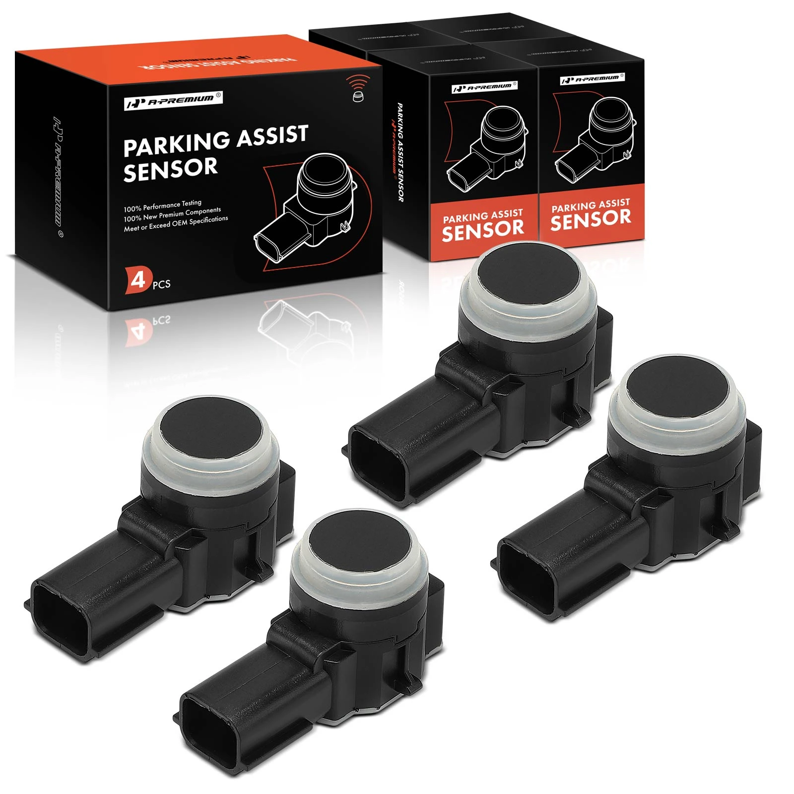 4 Pcs Front or Rear Parking Assist Sensor