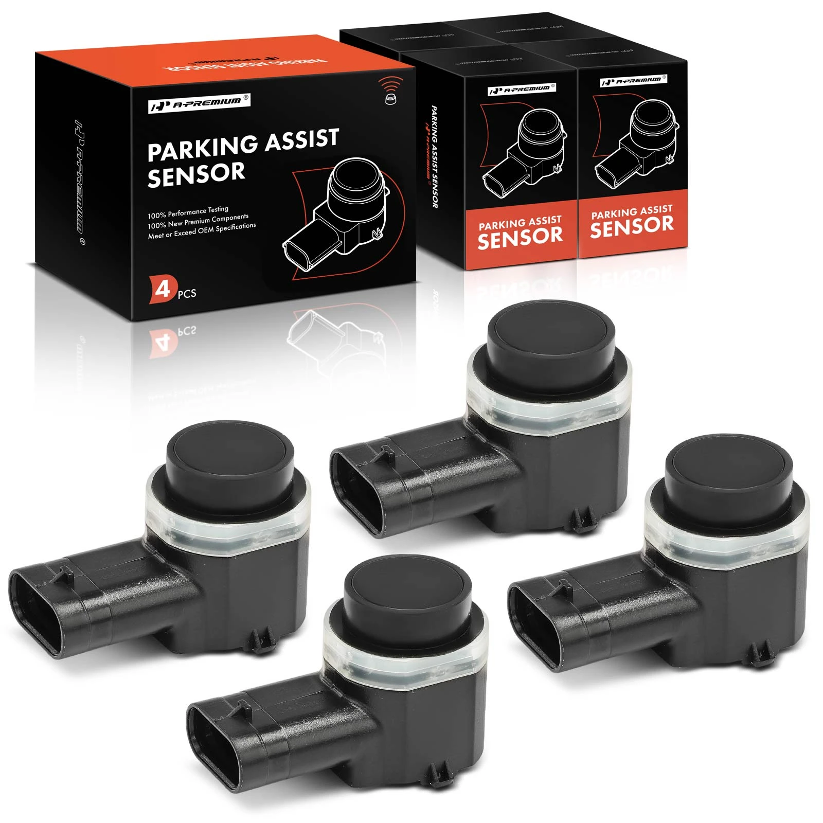 4 Pcs Rear Parking Assist Sensor