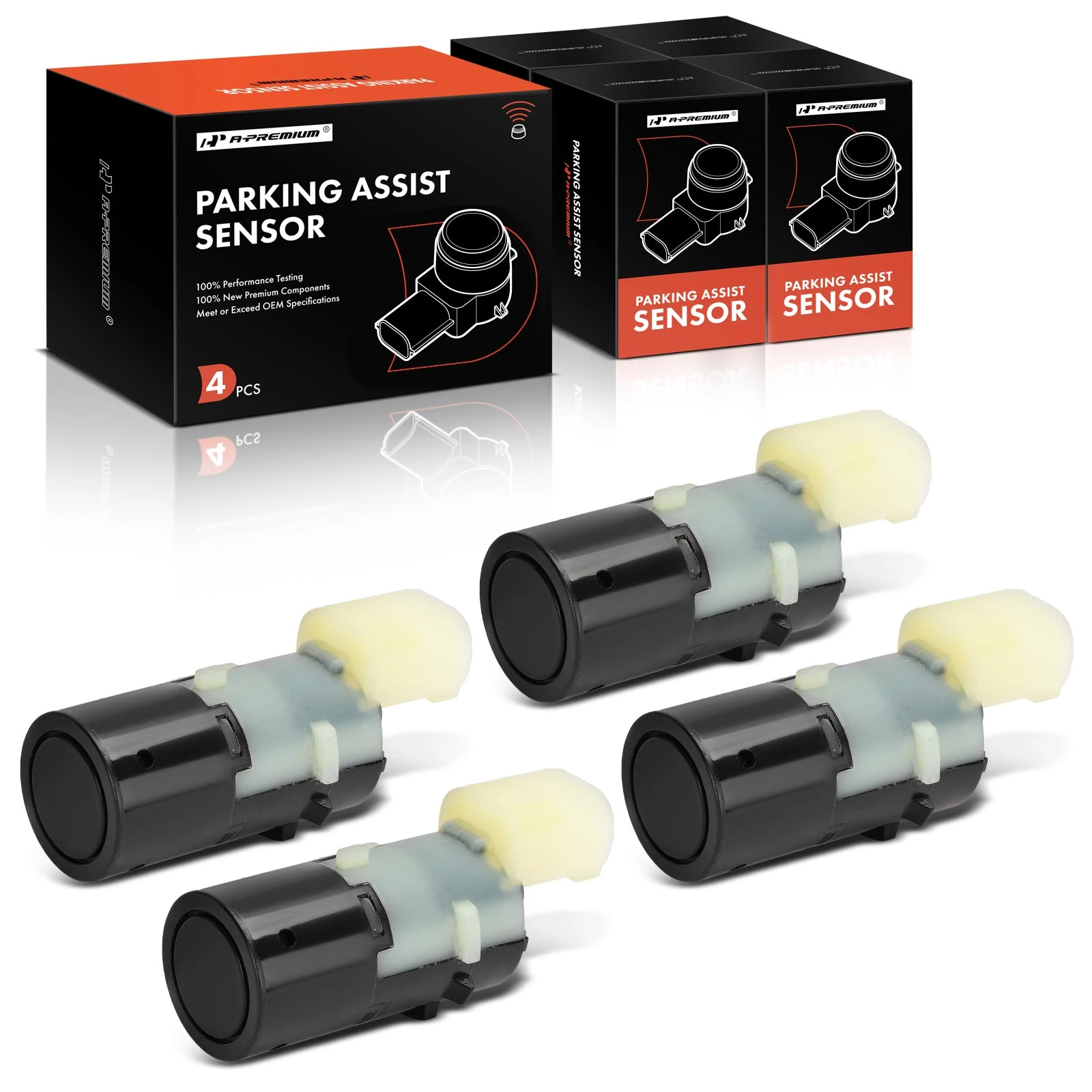 4 Pcs Rear Parking Assist Sensor for 2001-2005 BMW 330xi