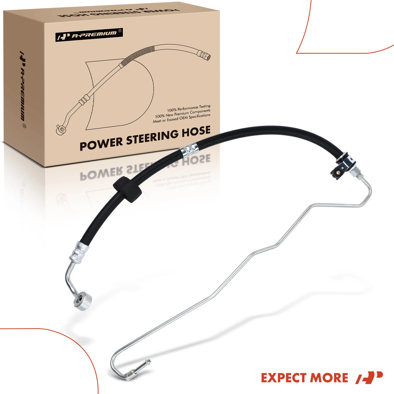 A-Premium Power Steering Hose Pressure Line Hose Assembly Compatible With Hyundai Elantra 2001-2006 Tiburon 2003-2008 L4 2.0L Pump To Rack, Pressure Hoses - Canada