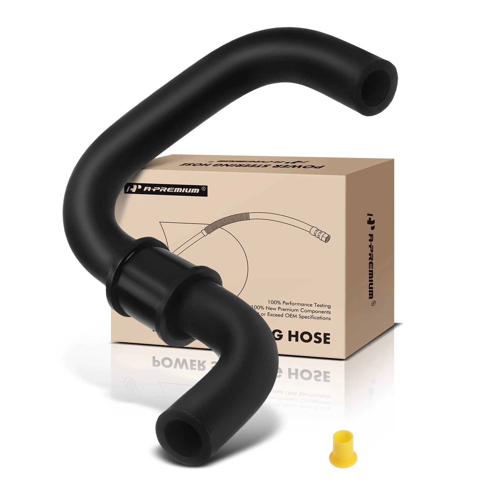 A-Premium Power Steering Pressure Hose Line Assembly Iceland - View #2