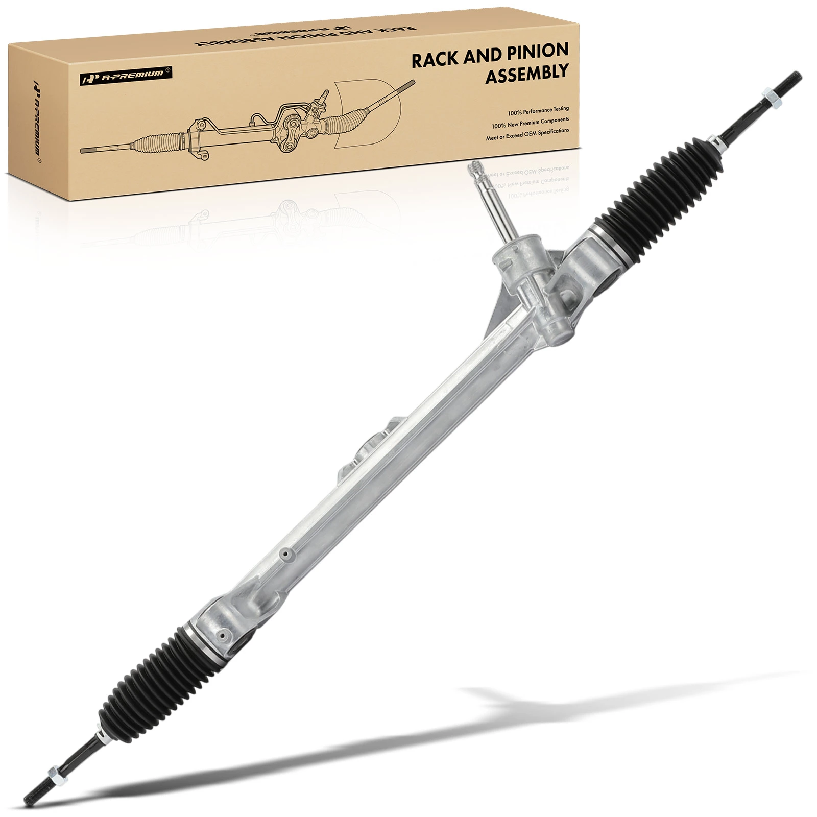 Power Steering Rack and Pinion Assembly with Inner Tie Rod for 2016-2022 Honda Pilot