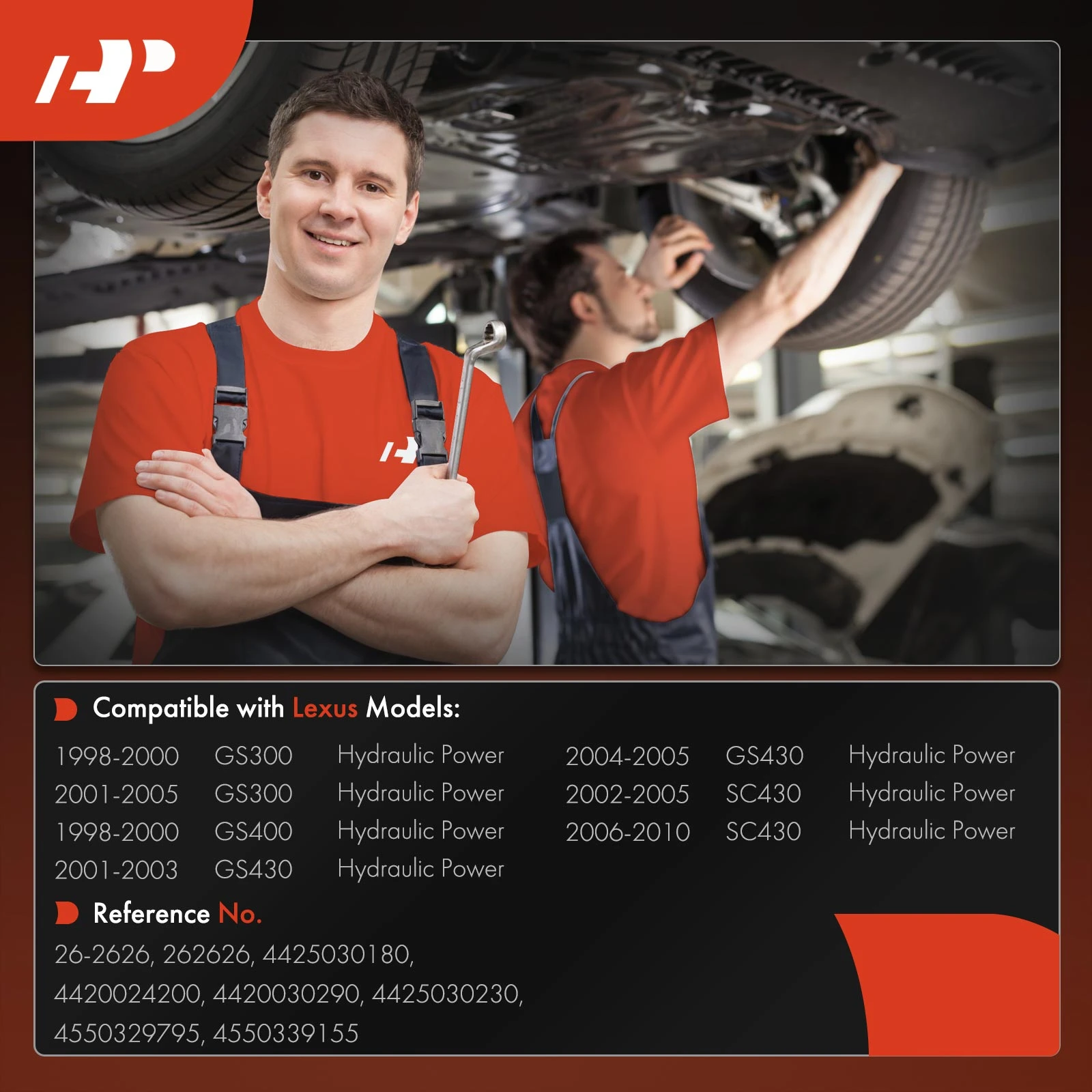 Power Steering Rack & Pinion Assembly for Lexus GS300 98-05 GS400 GS430 SC430