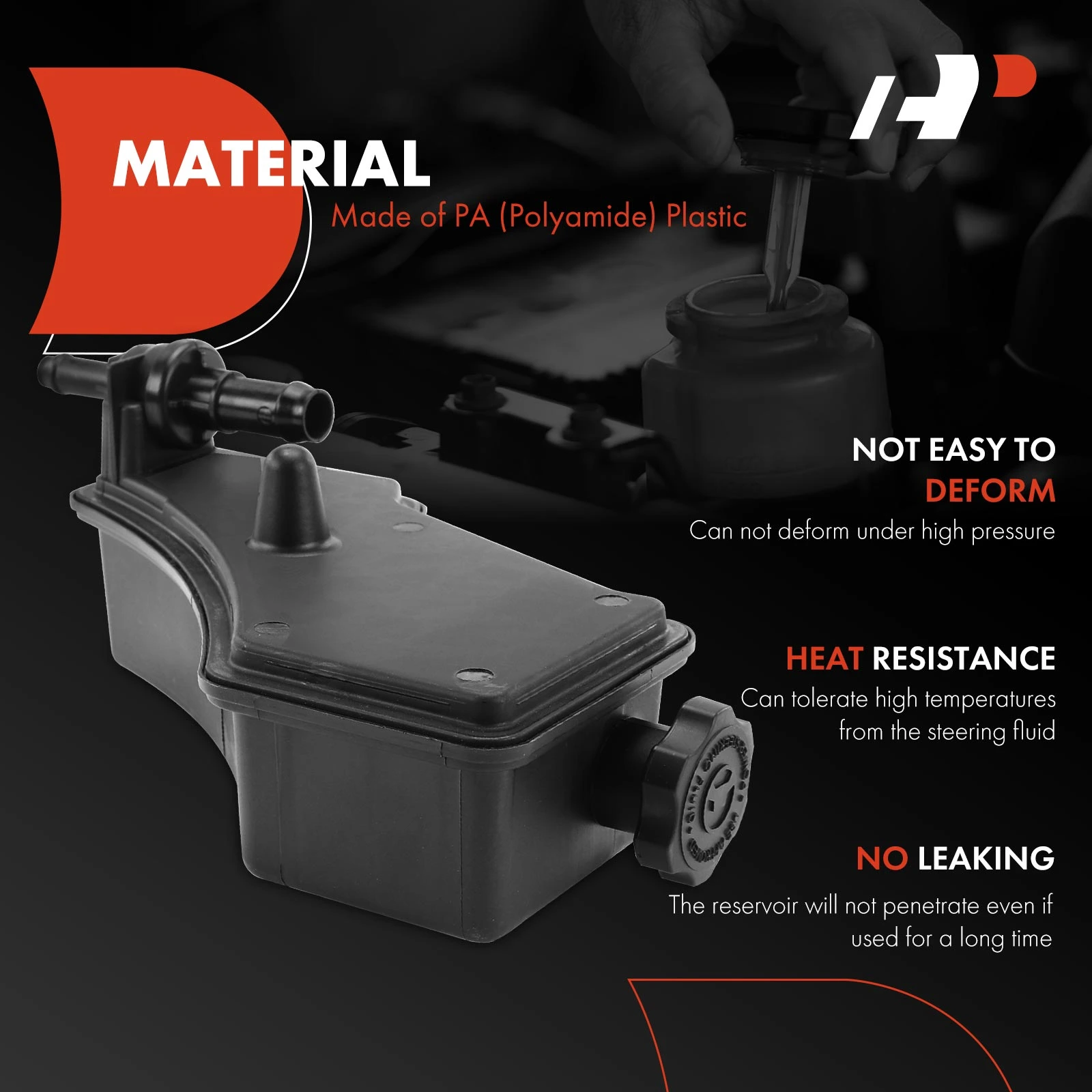 Power Steering Reservoir with Cap for Jeep Grand Cherokee V8 5.7L 6.1L