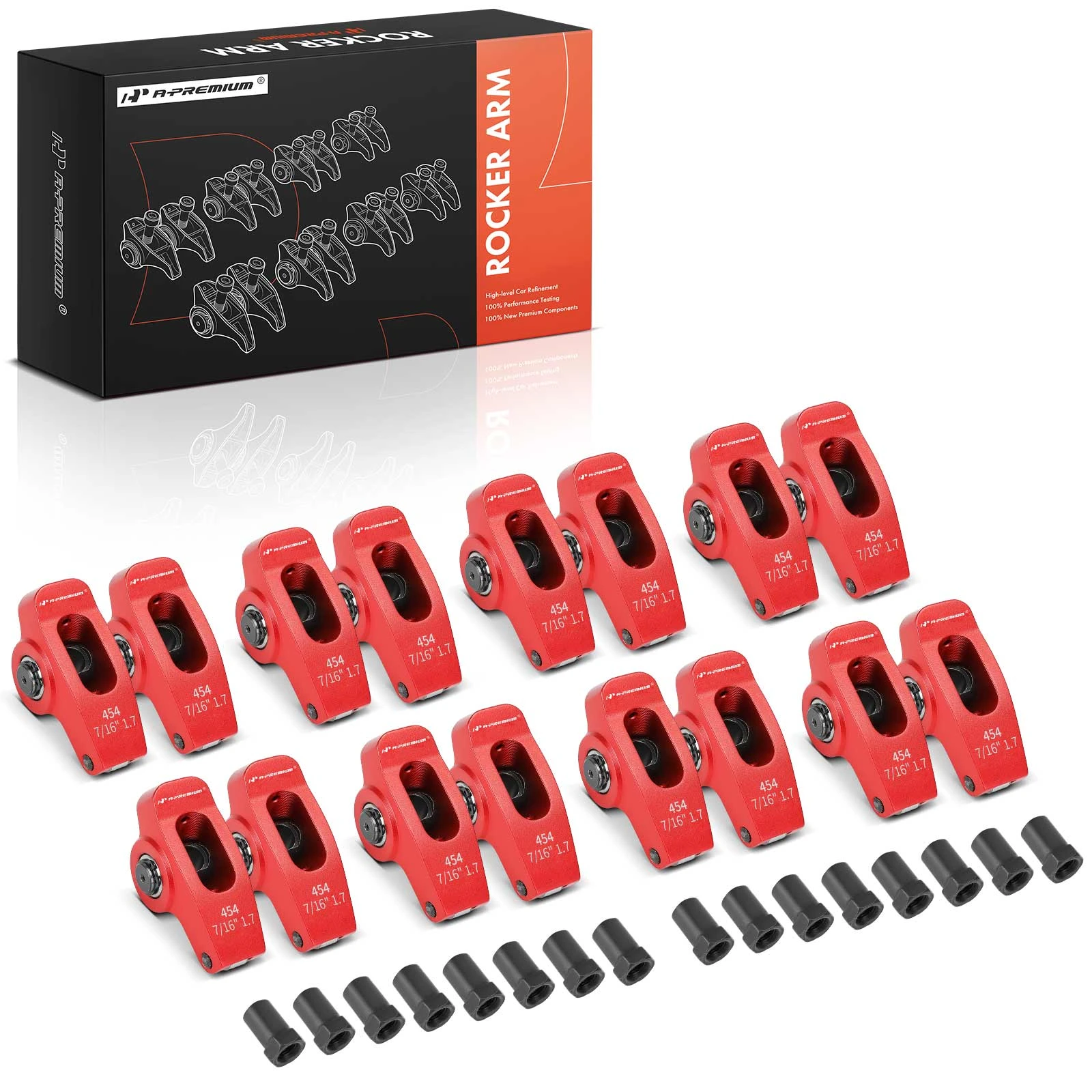 Red 2024 Aluminum Rocker Arm