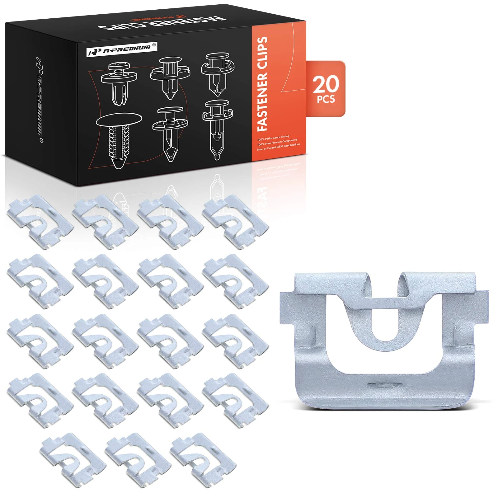 20 Pcs 23.25mm Window Reveal Moulding Retainer Clips