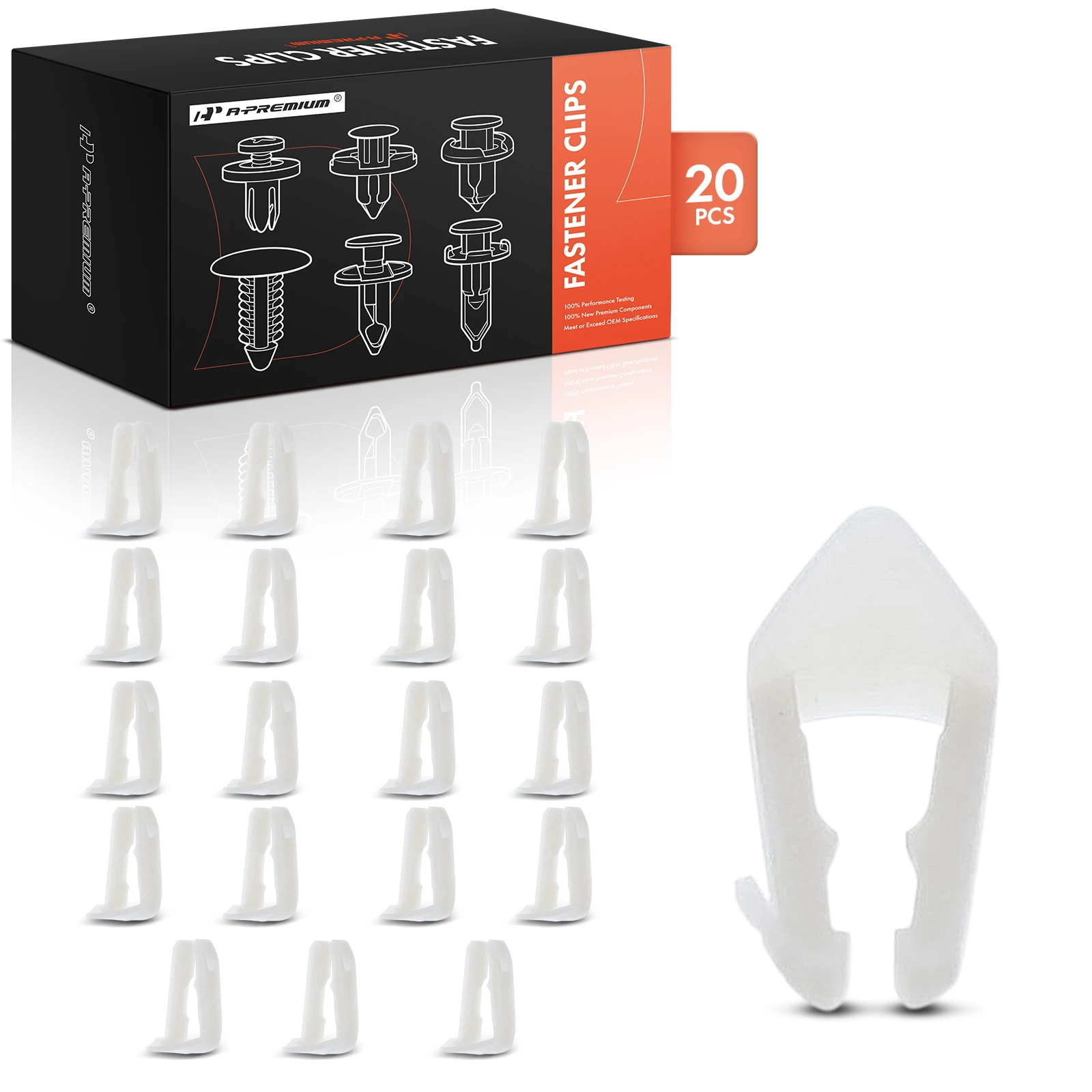 1999-2005 Mercury Sable 20 Pcs Nylon Natural Fuel Line Retainer Clip A-Premium APRCF3881