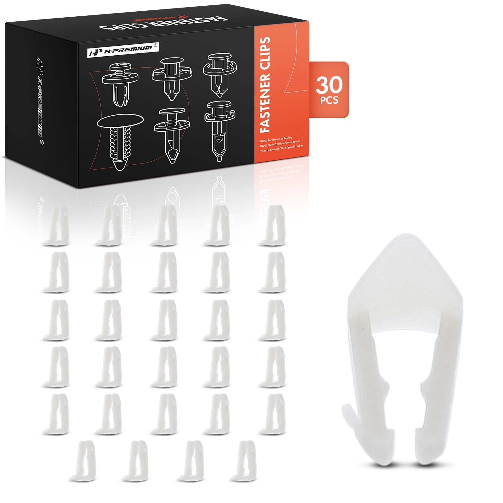 1999-2005 Mercury Sable 30 Pcs Nylon White Fuel Line Retainer Clip A-Premium APRCF3882