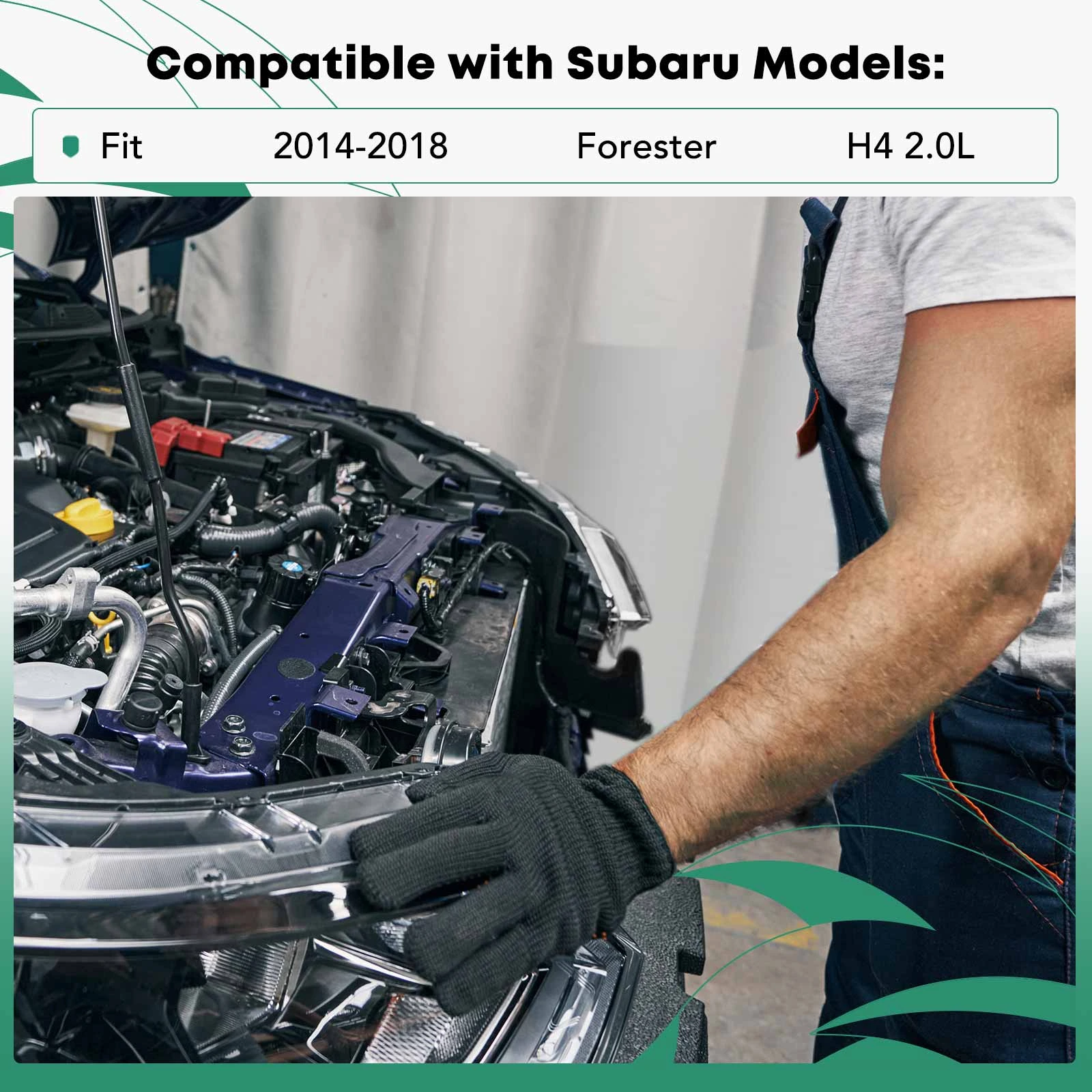 Outer Lower Tie Bar Steel Radiator Support for Subaru Forester 2014-2018 H4 2.0L