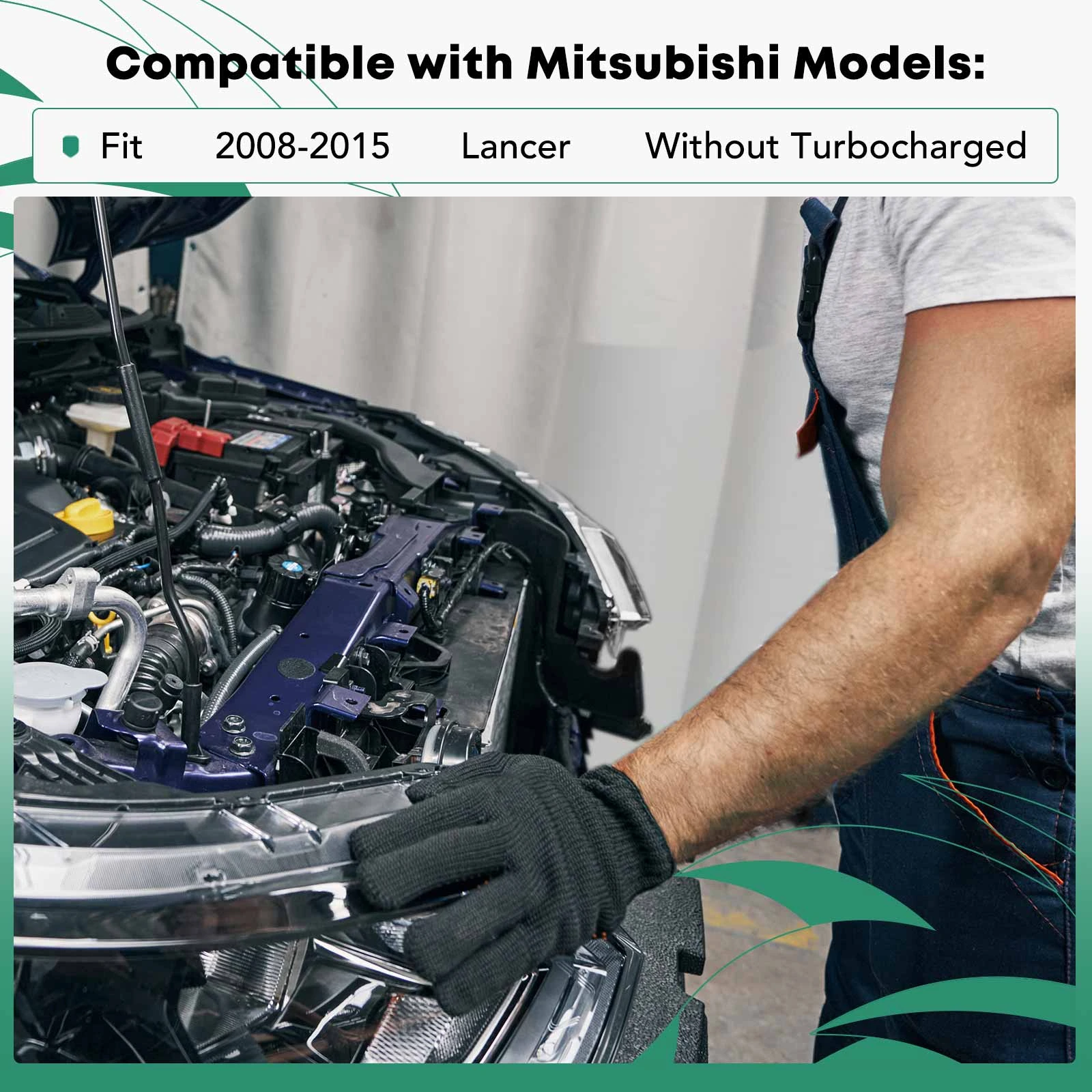 Upper Tie Bar Radiator Support for Mitsubishi Lancer 2008-2015 Naturally Aspirated