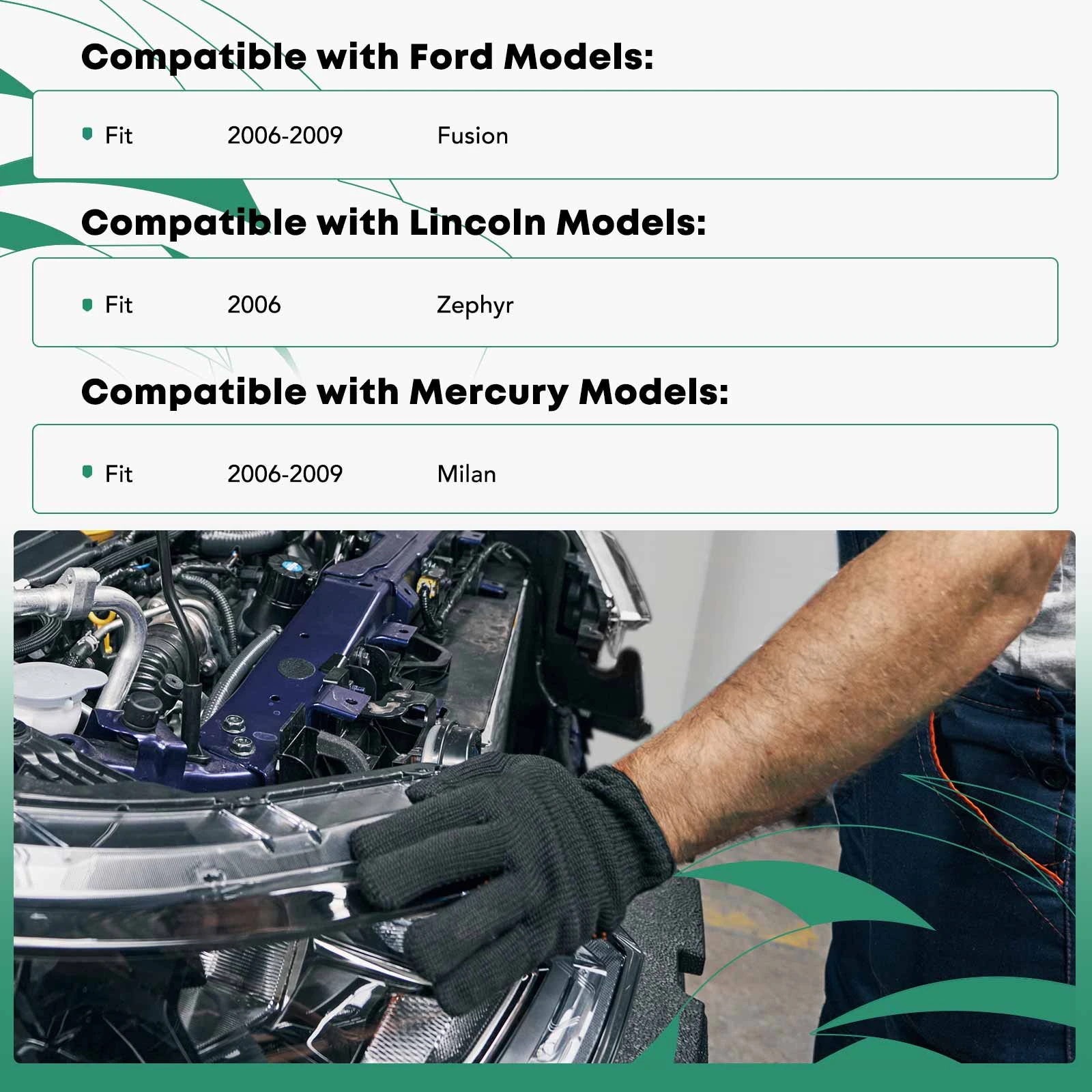 Radiator Support Assy for 2006 Lincoln Zephyr