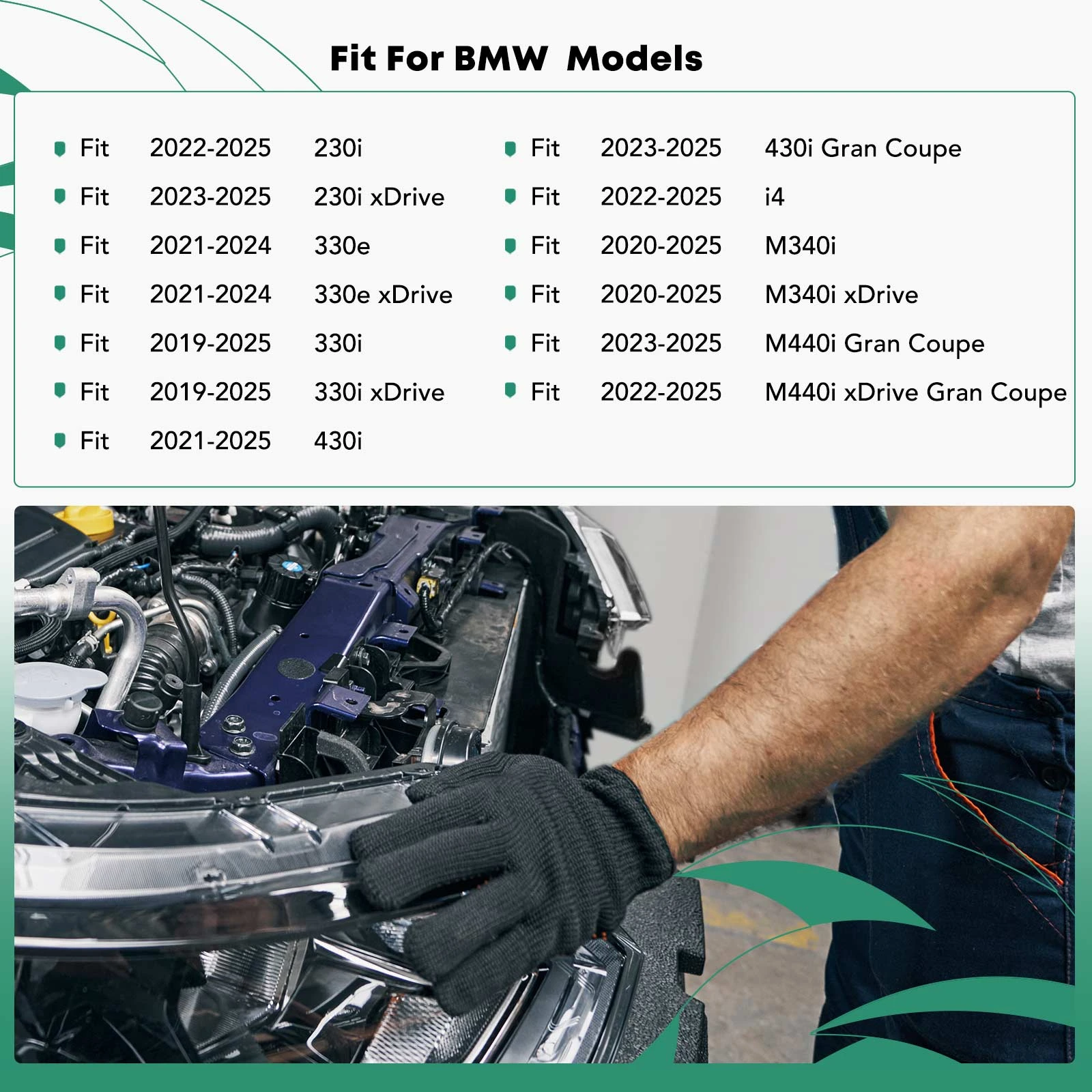 Upper Aluminum Radiator Support for 2020-2025 BMW M340i