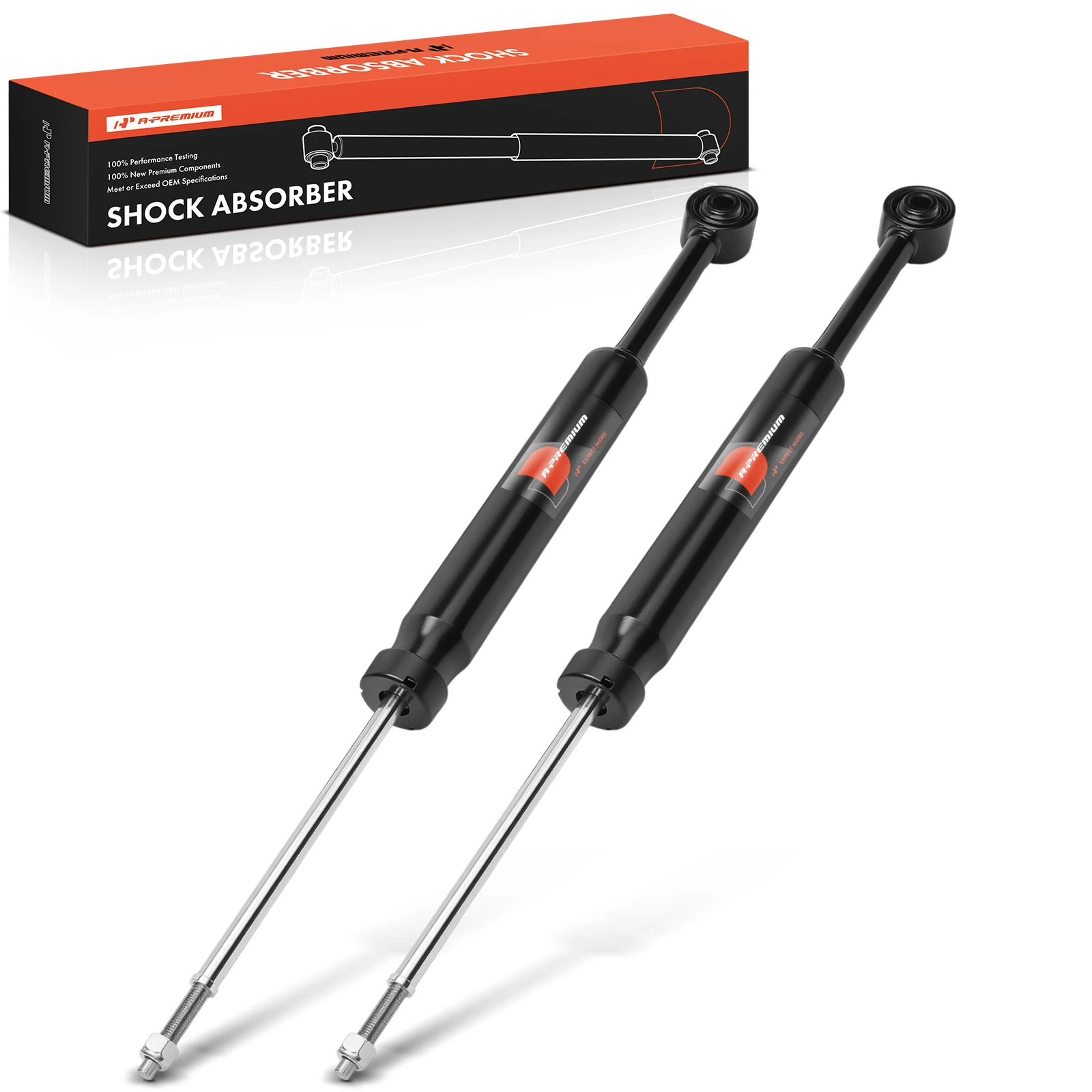 2019-2023 Jeep Cherokee 2-Pc Suspension Shock Absorber Rear Driver & Passenger A-Premium APSA2555