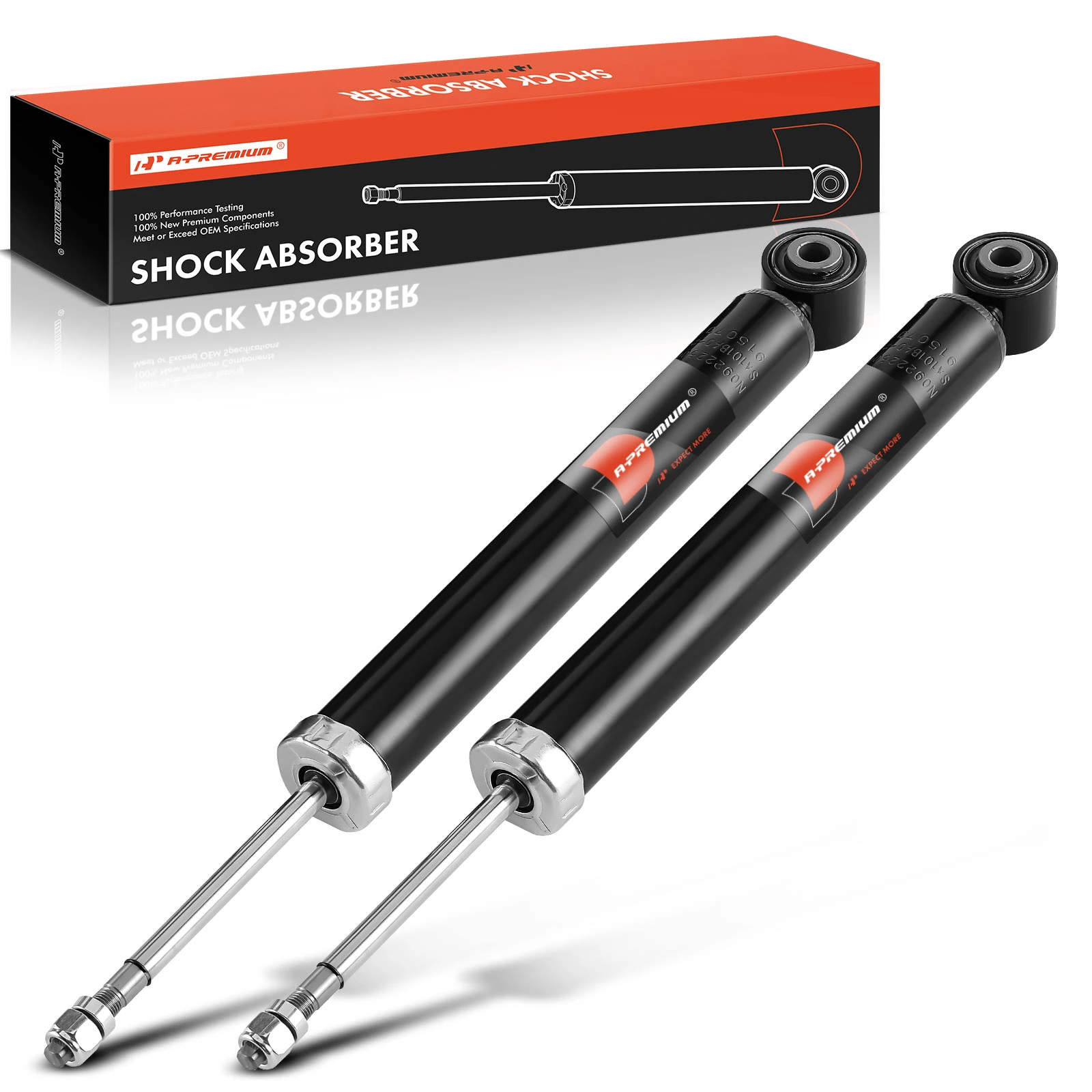 2008-2012 INFINITI EX35 2pc Shock Absorber Rear Driver & Passenger A-Premium APSA1474