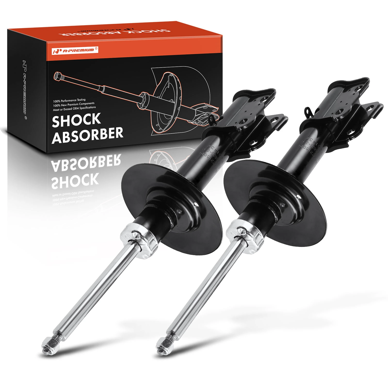 2 Pcs Front Driver & Passenger Shock Absorber