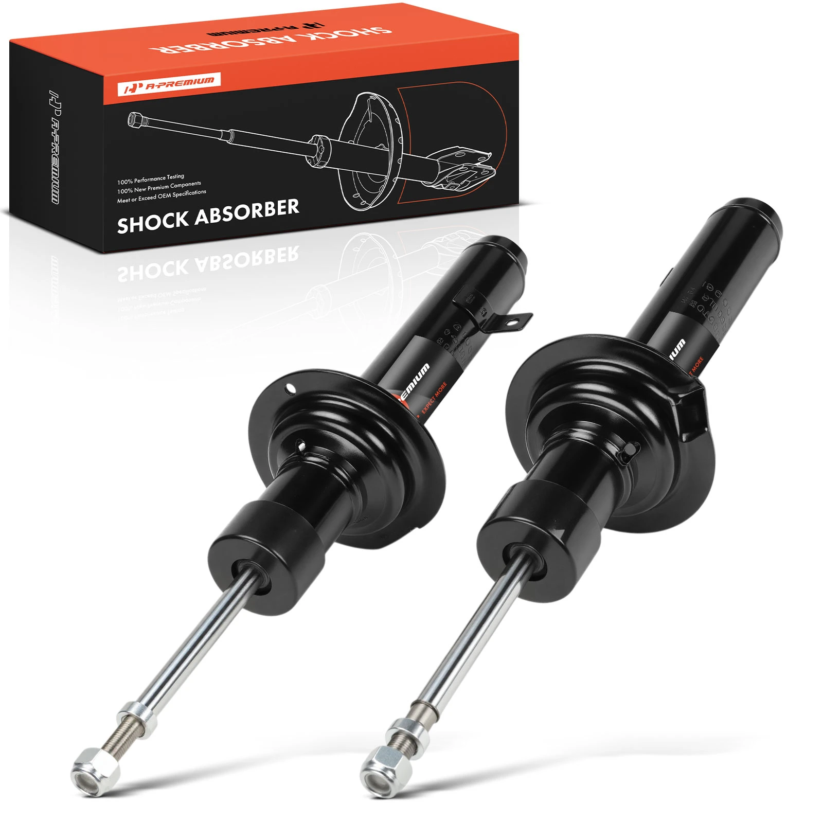 2-Pc Shock Strut Front Driver & Passenger A-Premium APSA2615