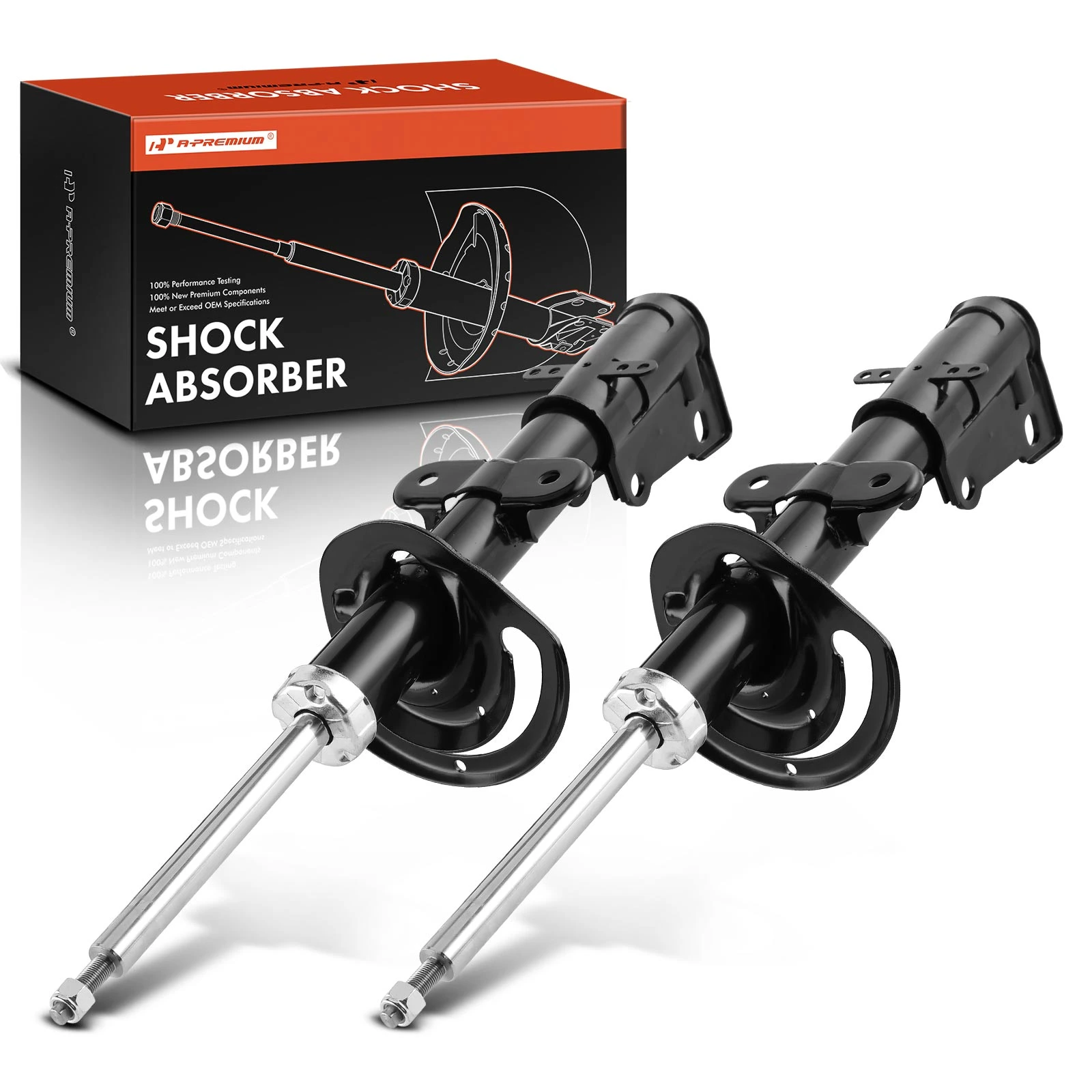 2 Pcs Front Shock Absorber