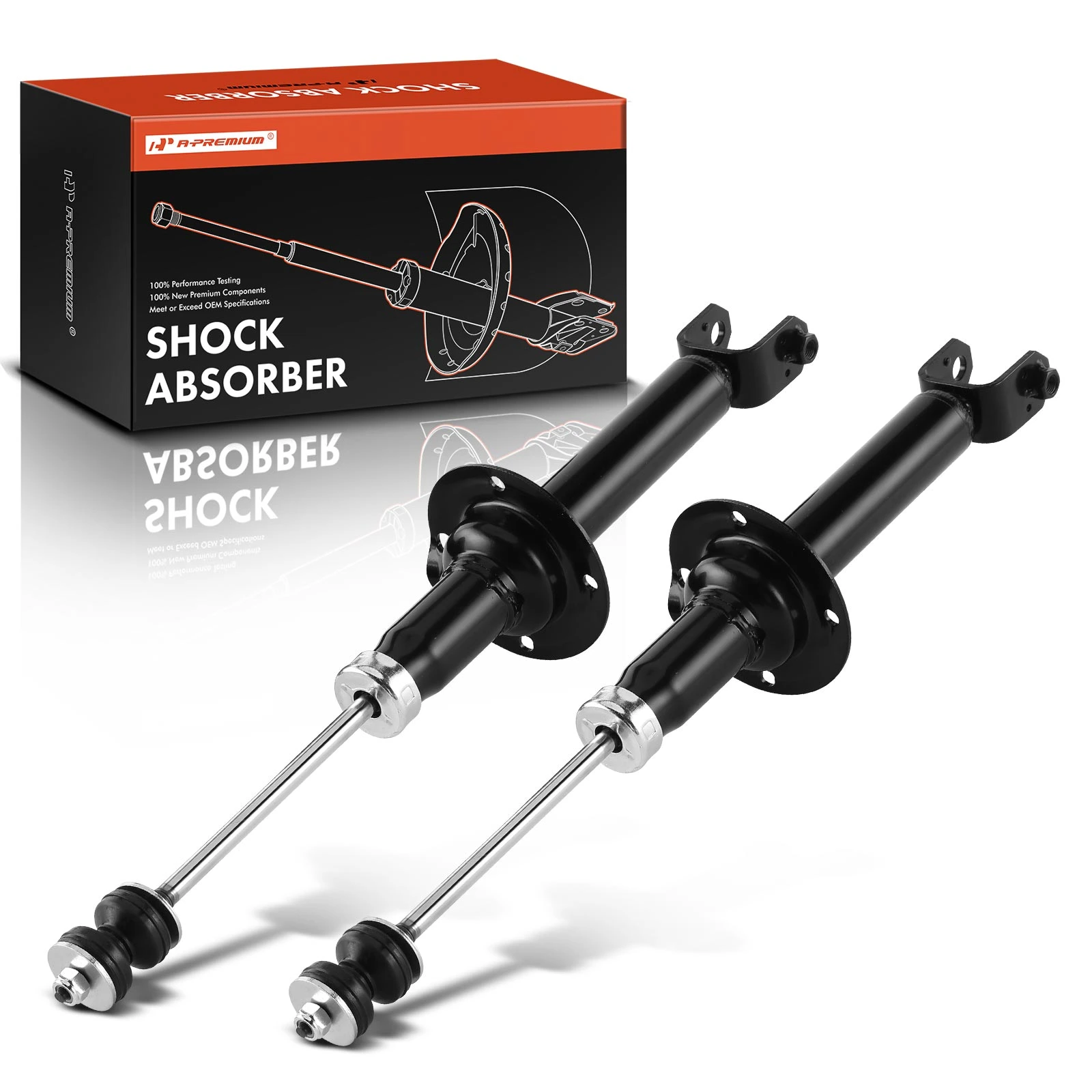 2010-2014 Acura TSX 2-Pc Shock Absorber Rear Driver & Passenger A-Premium APSA1620