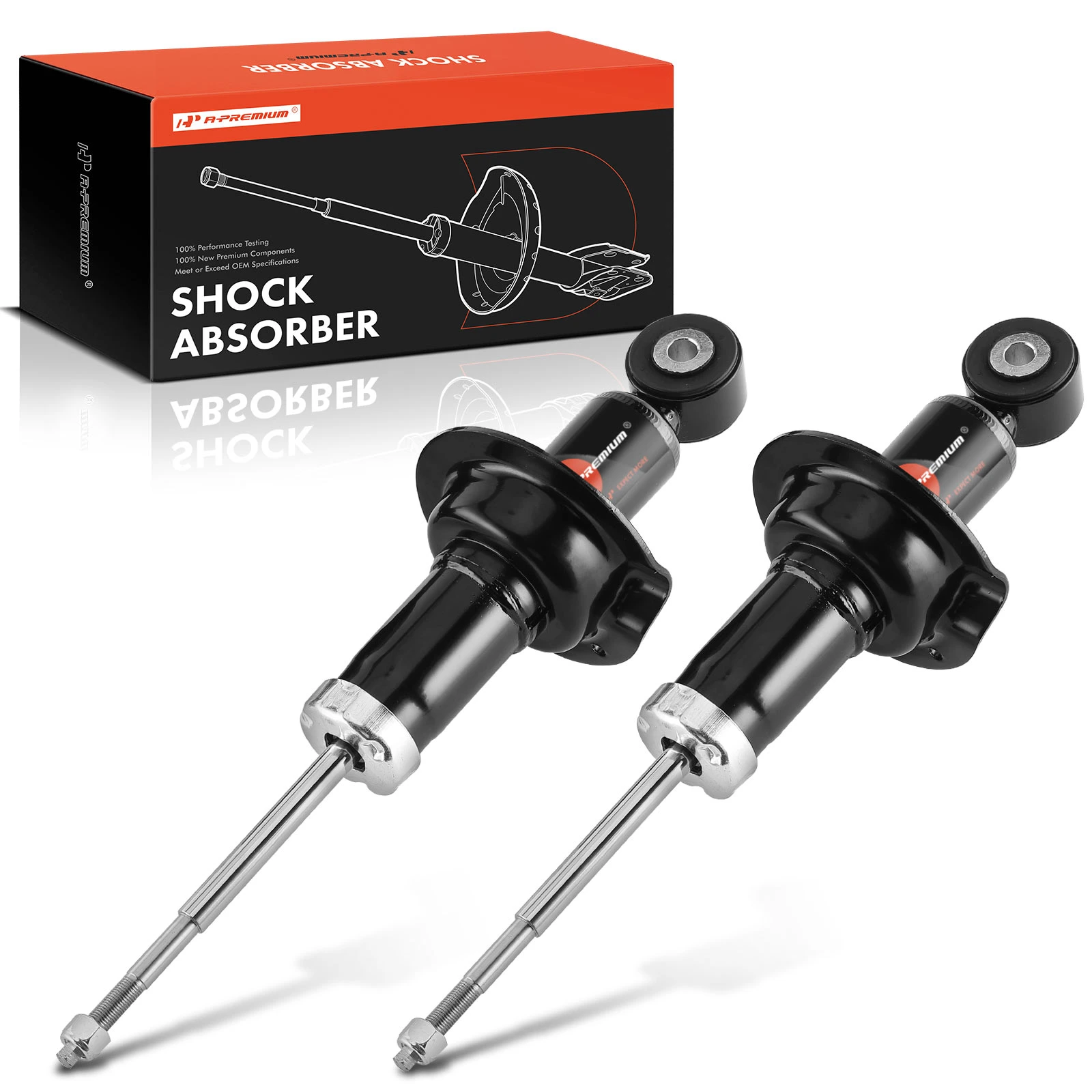 2004-2010 INFINITI QX56 2pc Shock Absorber Front Driver & Passenger A-Premium APSA1667