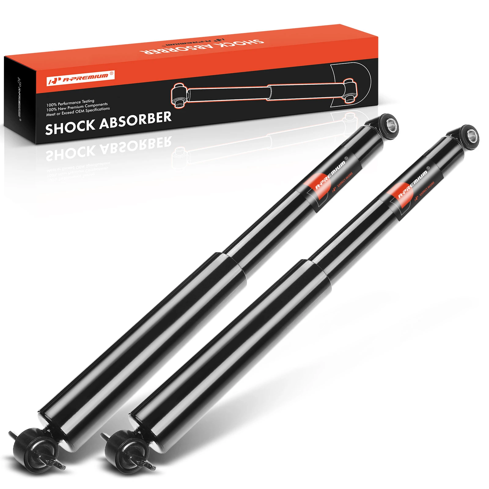 2 Pcs Rear Shock Absorber Strut