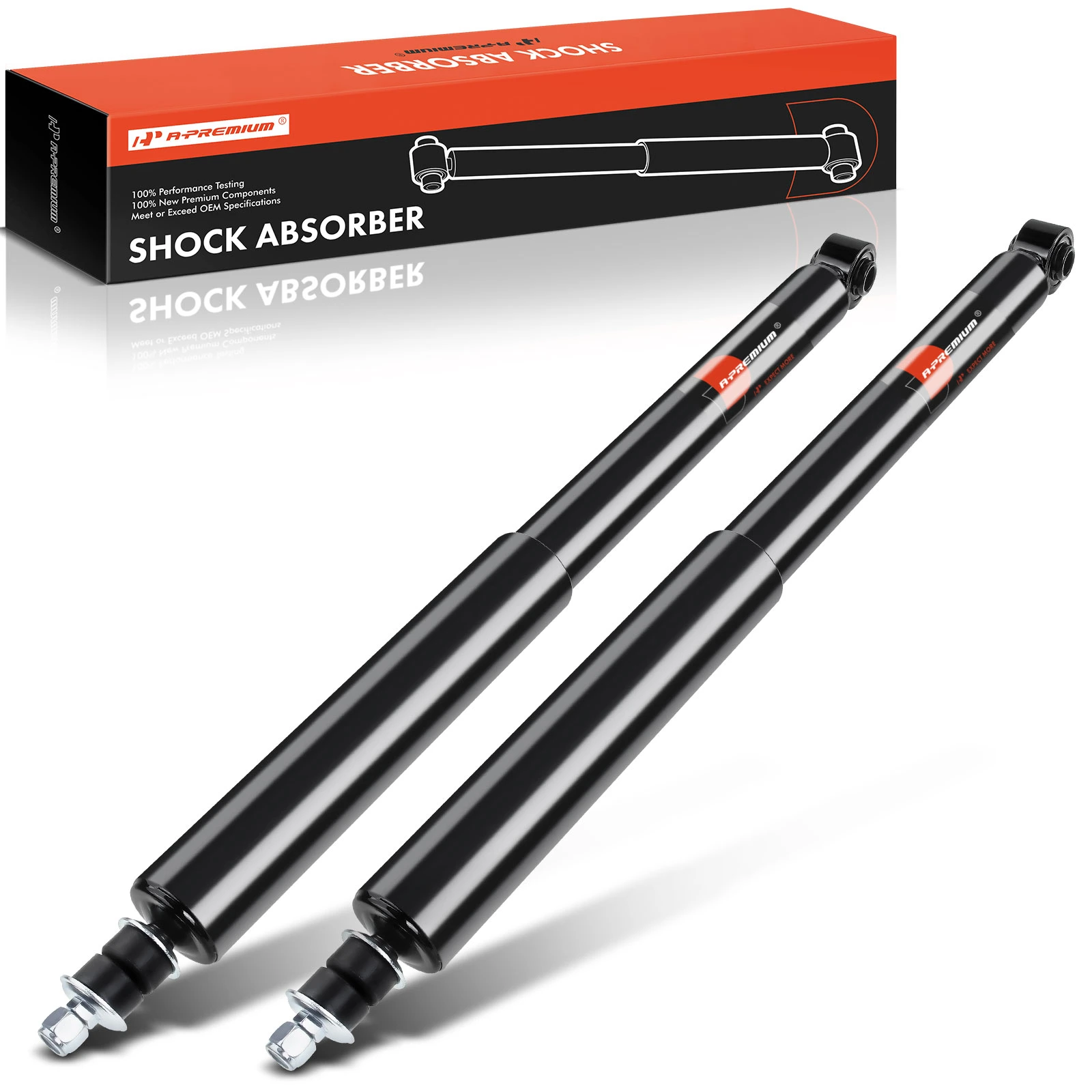 2001-2006 Mazda Tribute 2-Pc Shock Absorber Rear Driver & Passenger A-Premium APSA0931