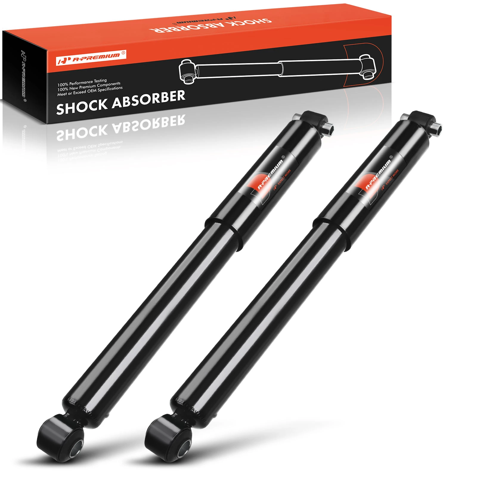 1991-2002 Chevrolet C3500HD 2pc Shock Absorber Strut Front Driver & Passenger A-Premium APSA1037