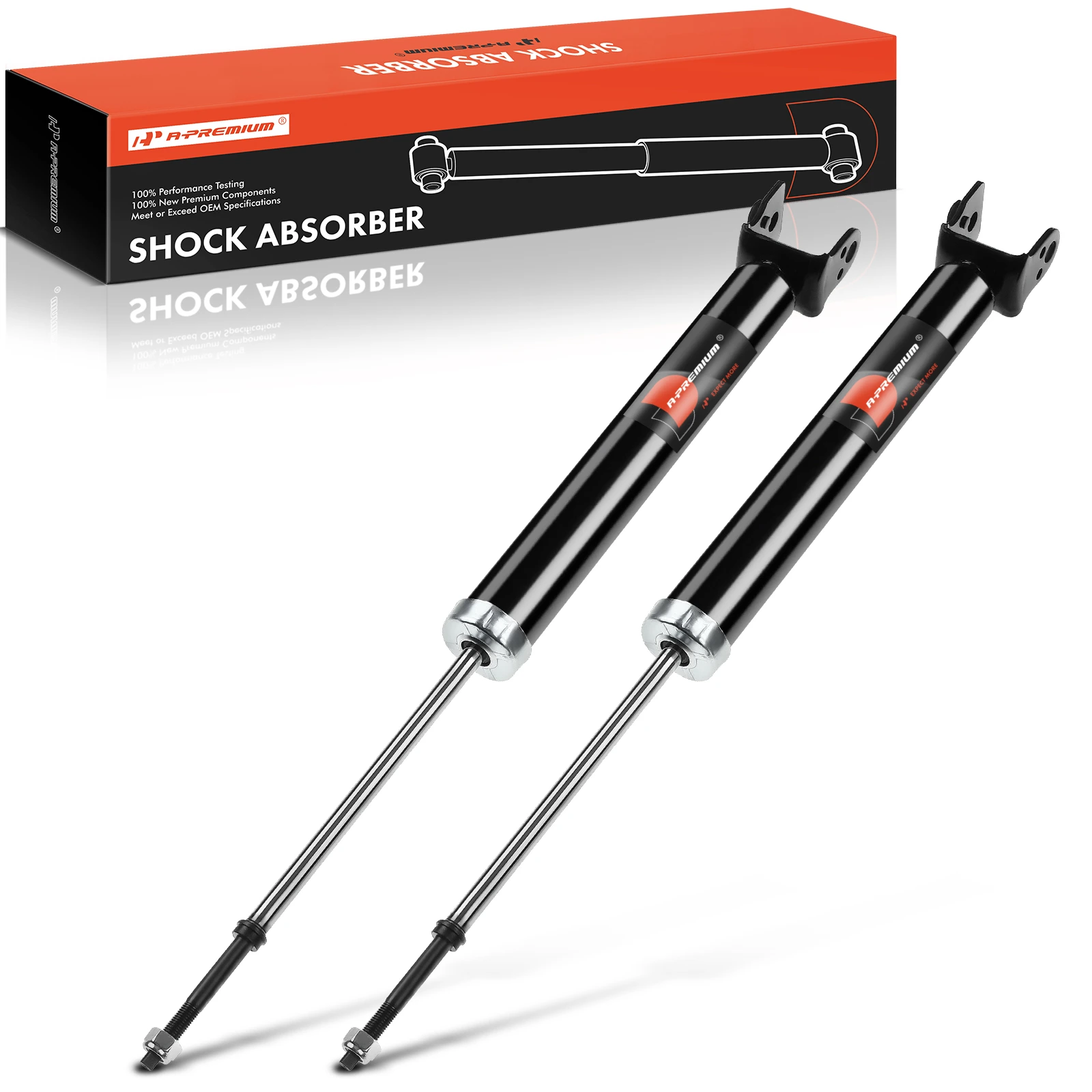 2006-2010 INFINITI M35 2pc Shock Absorber Rear Driver & Passenger A-Premium APSA1065