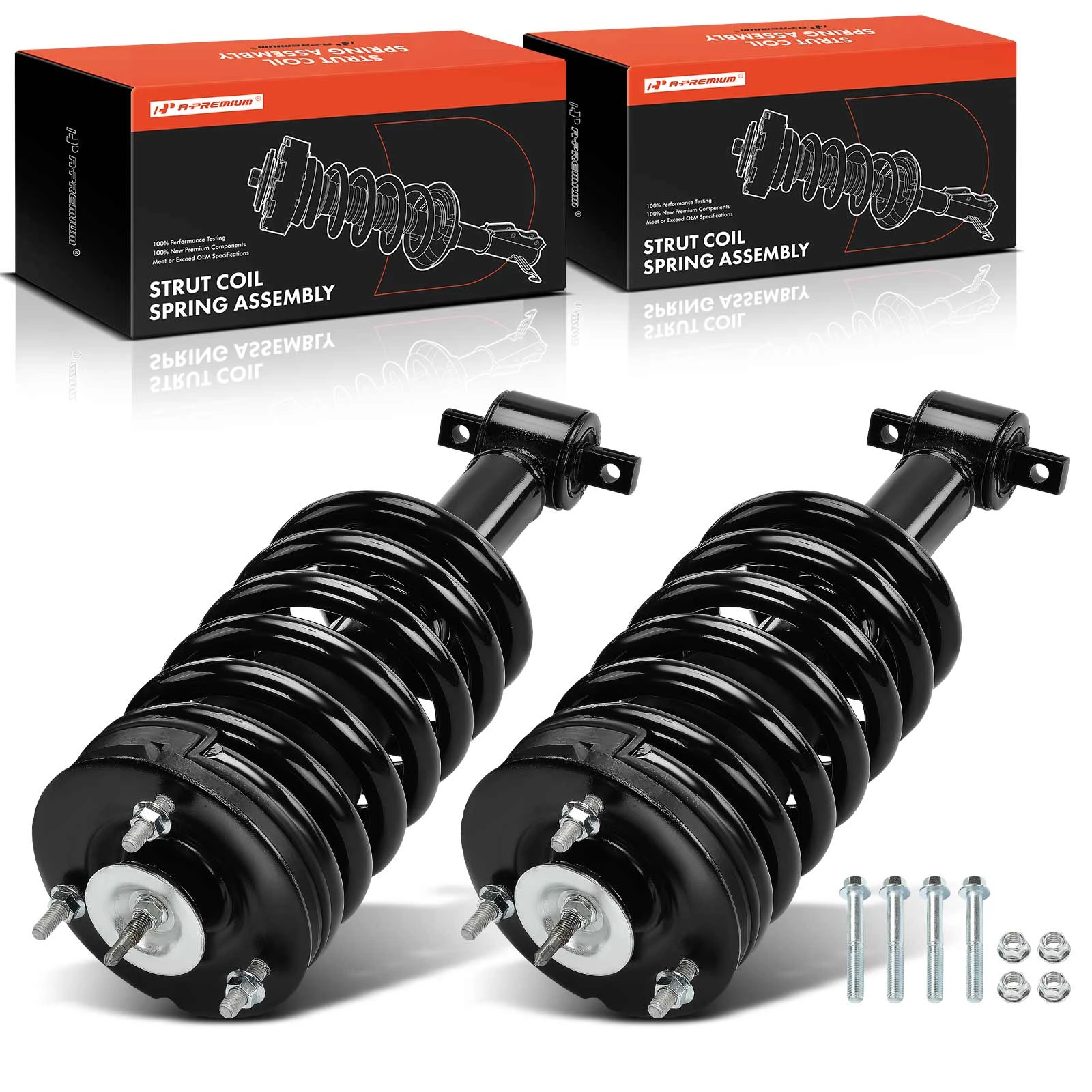 2 Pcs Front Complete Strut & Coil Spring Assembly for 2015-2020 Chevrolet Tahoe